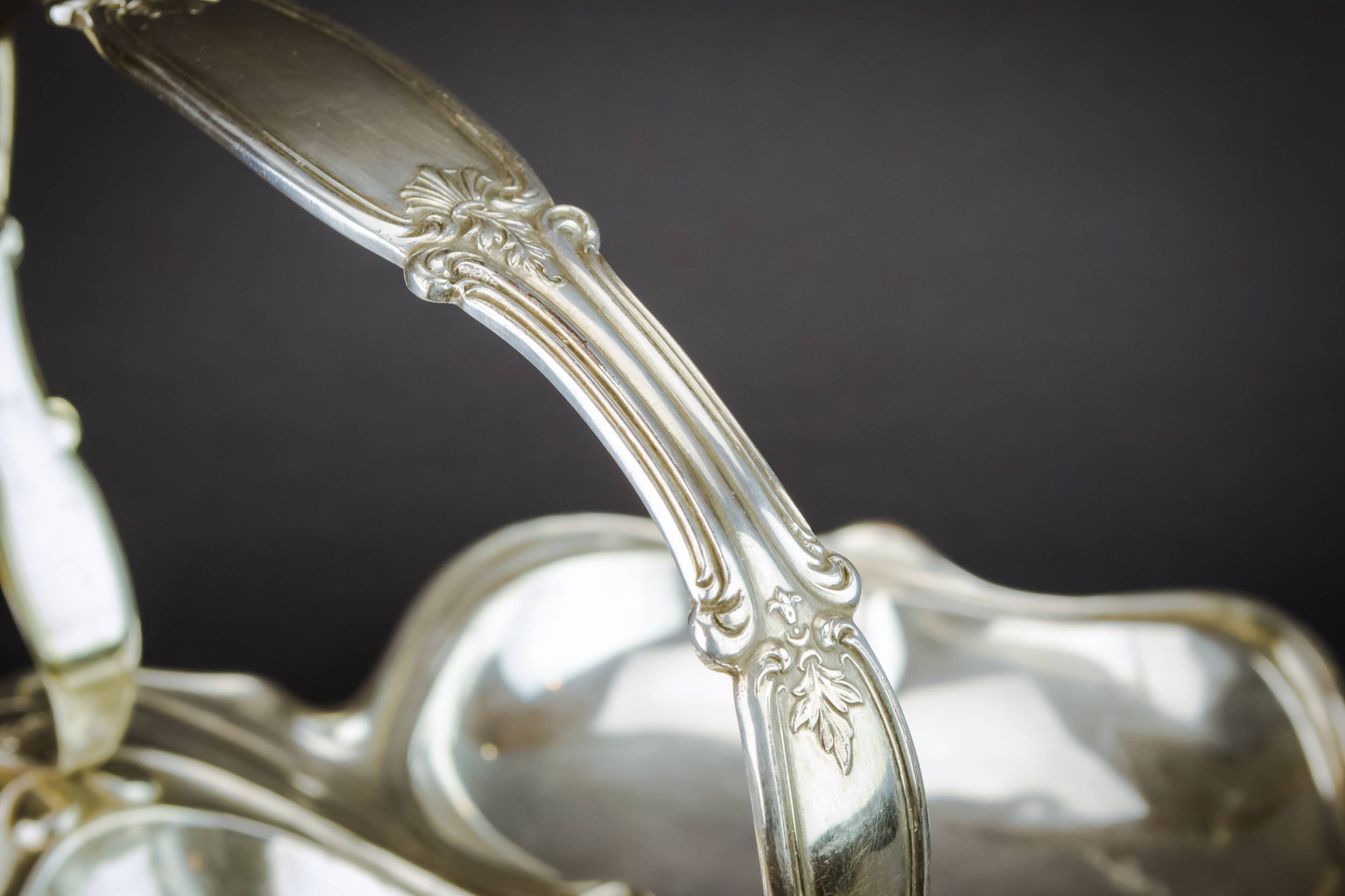 Beautiful Silver Plated — Art Nouveau serving bowl 2