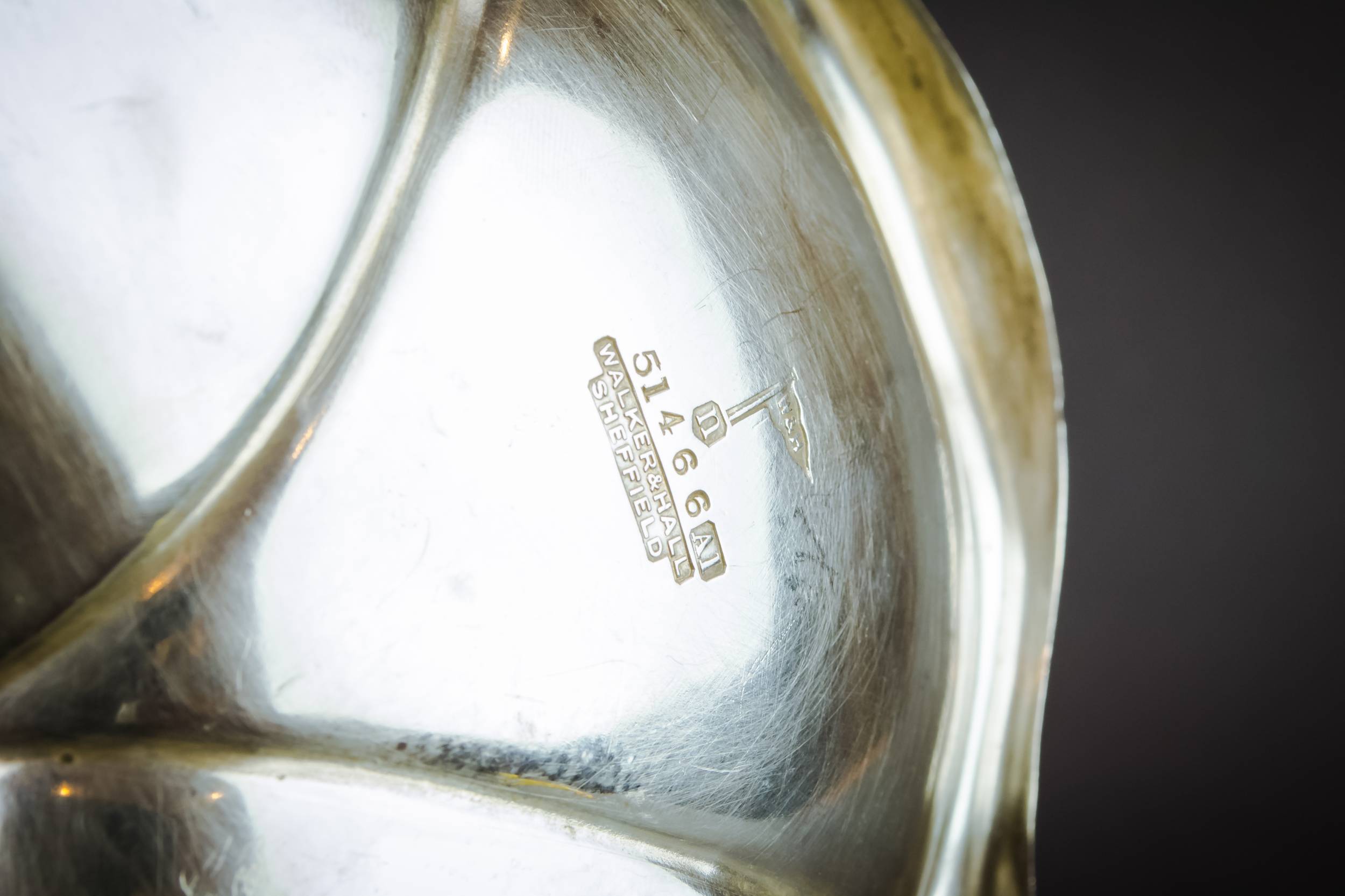 Beautiful Silver Plated — Art Nouveau serving bowl 4