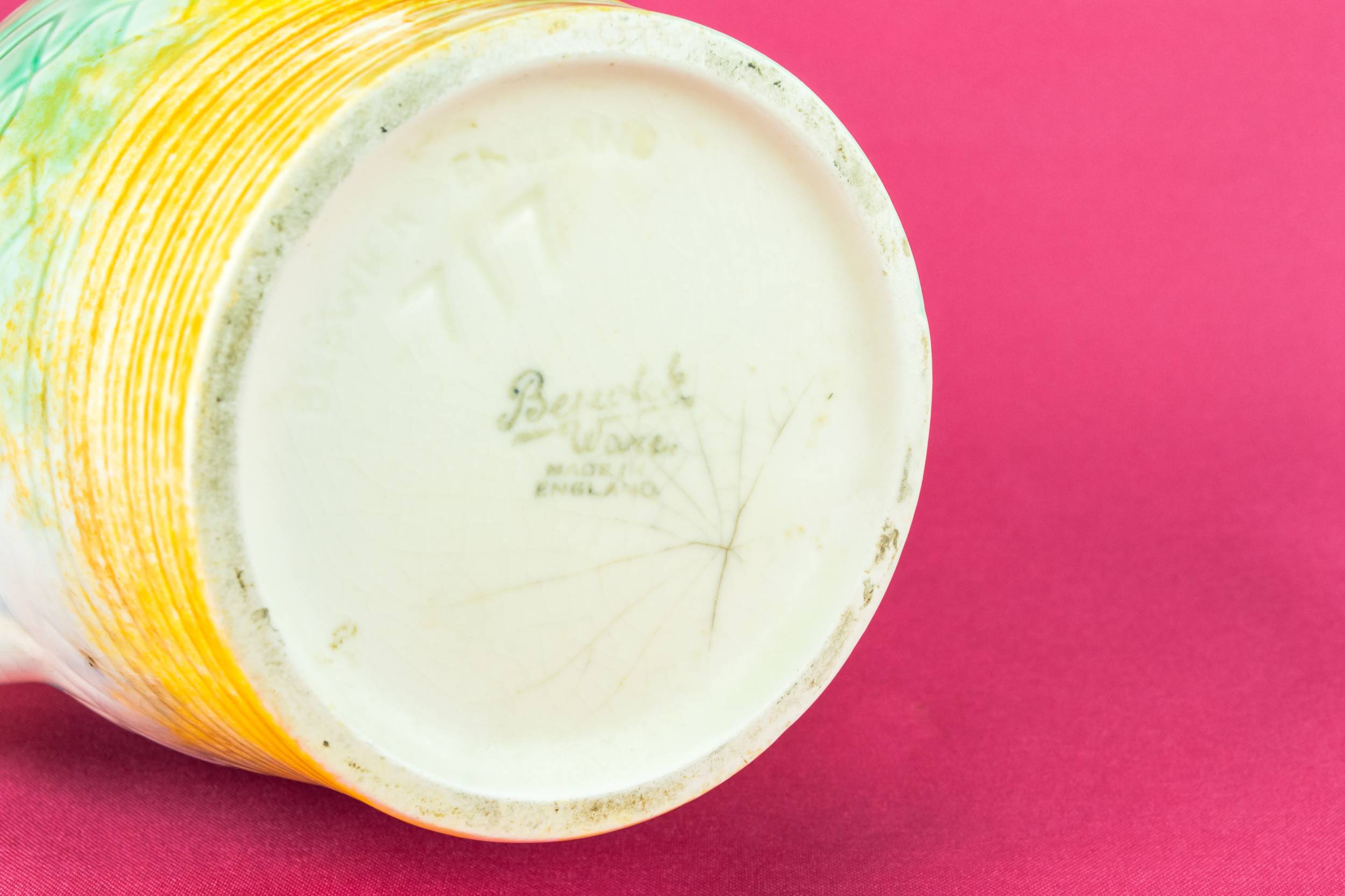 Ceramic Spectacular Juice — Green & yellow water jug 3