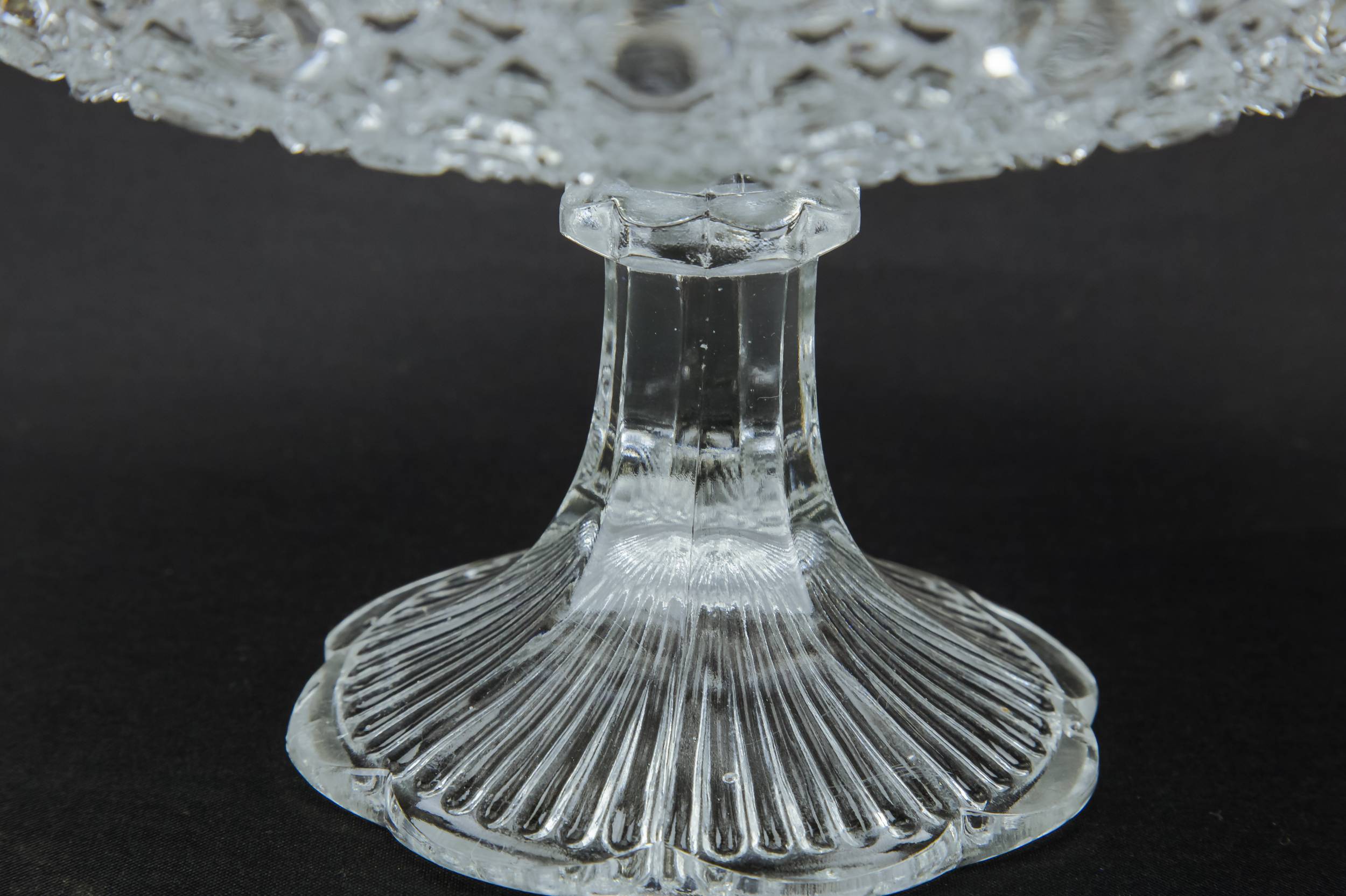 Glass Crystal Diamond — Glass stem bowl 3
