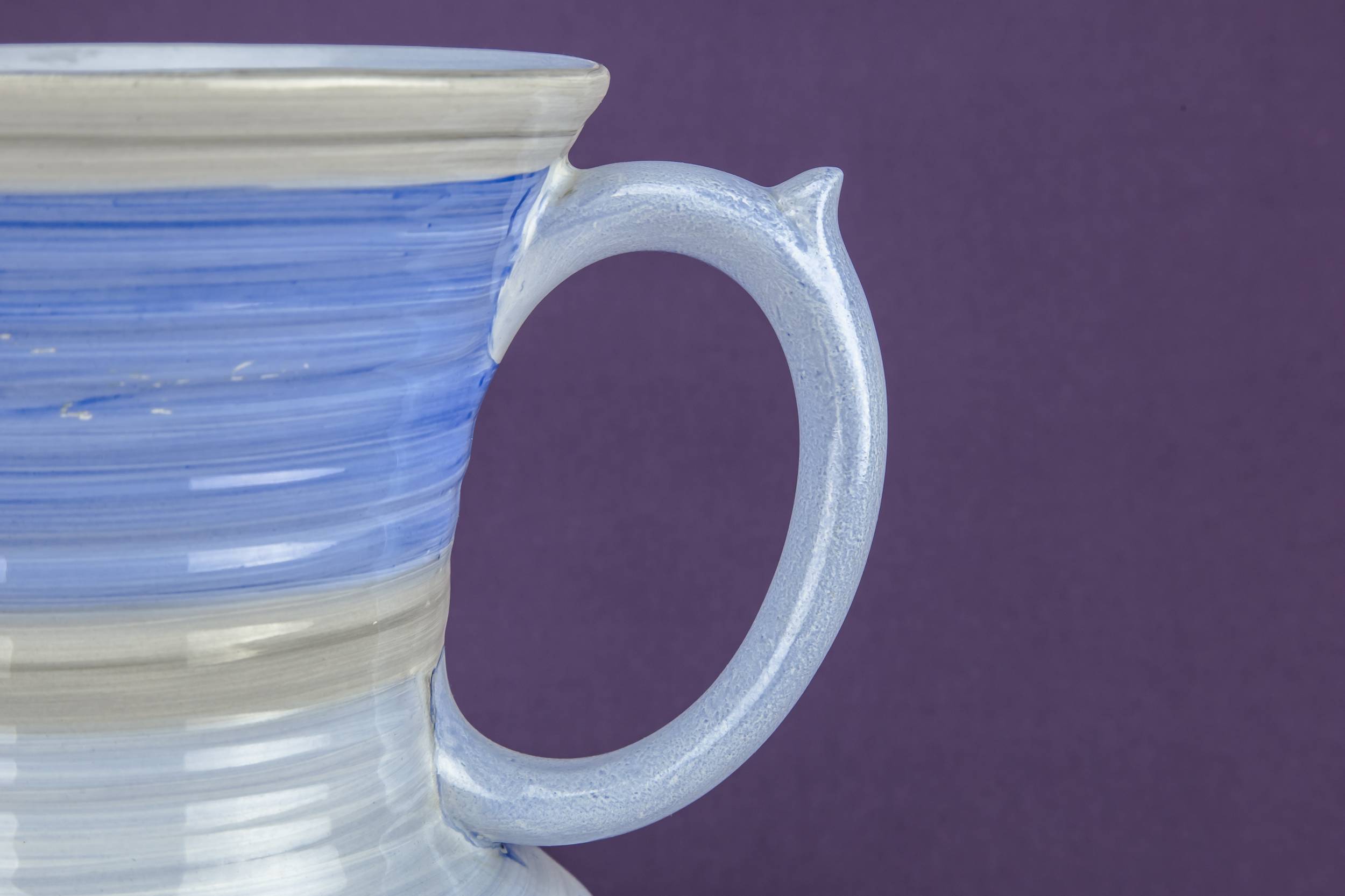 Ceramic Large Banded — Art Deco Shelley water jug 1