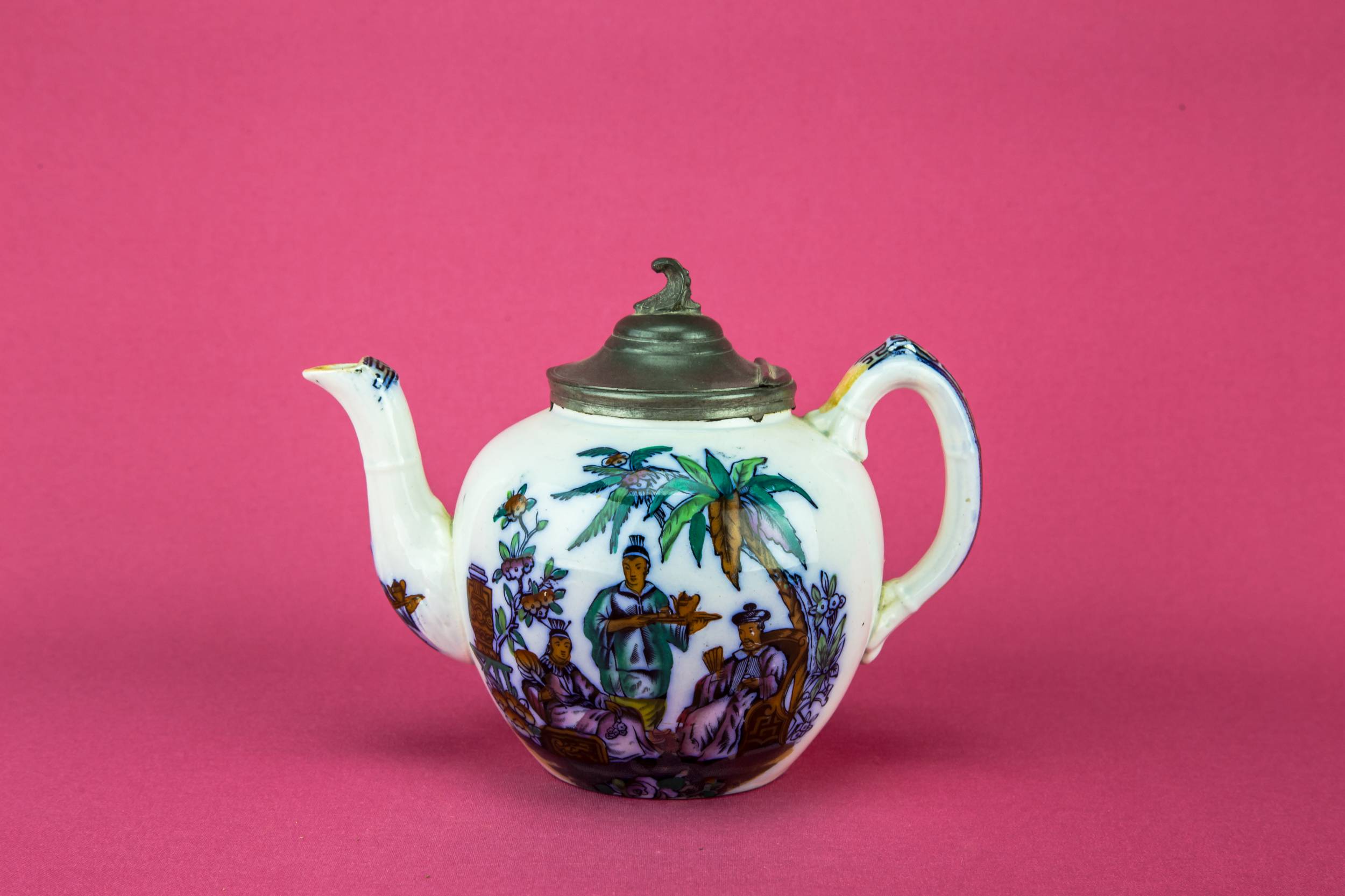 Victorian Ceramic Small — Orientalist small teapot