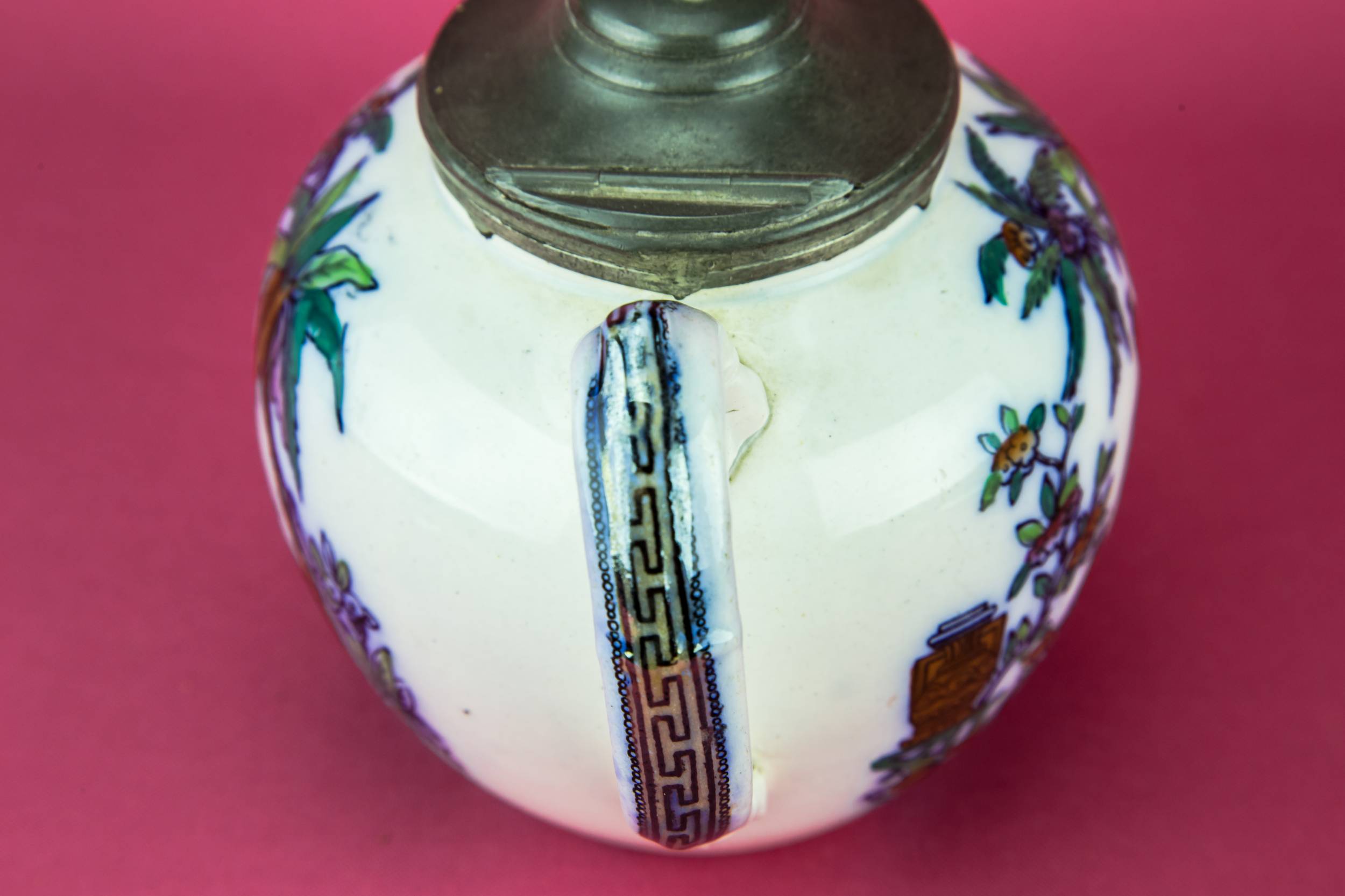Victorian Ceramic Small — Orientalist small teapot 2