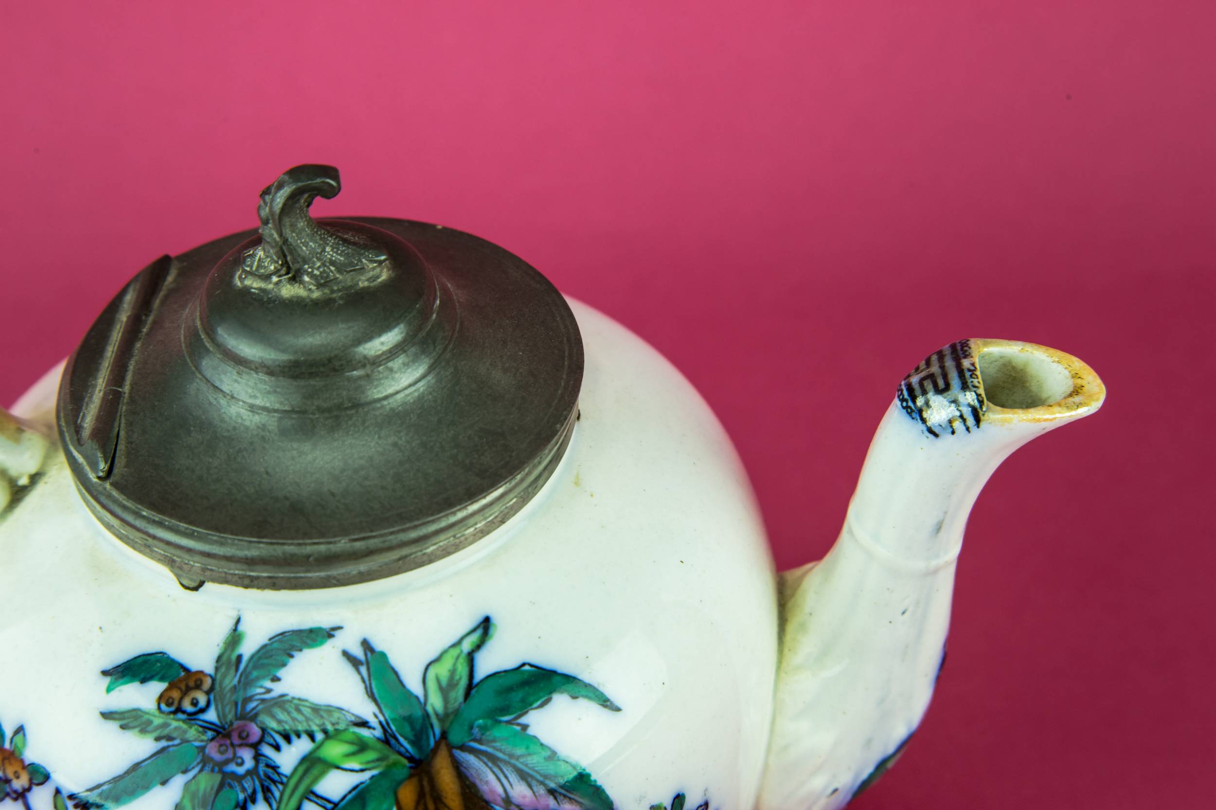 Victorian Ceramic Small — Orientalist small teapot 3
