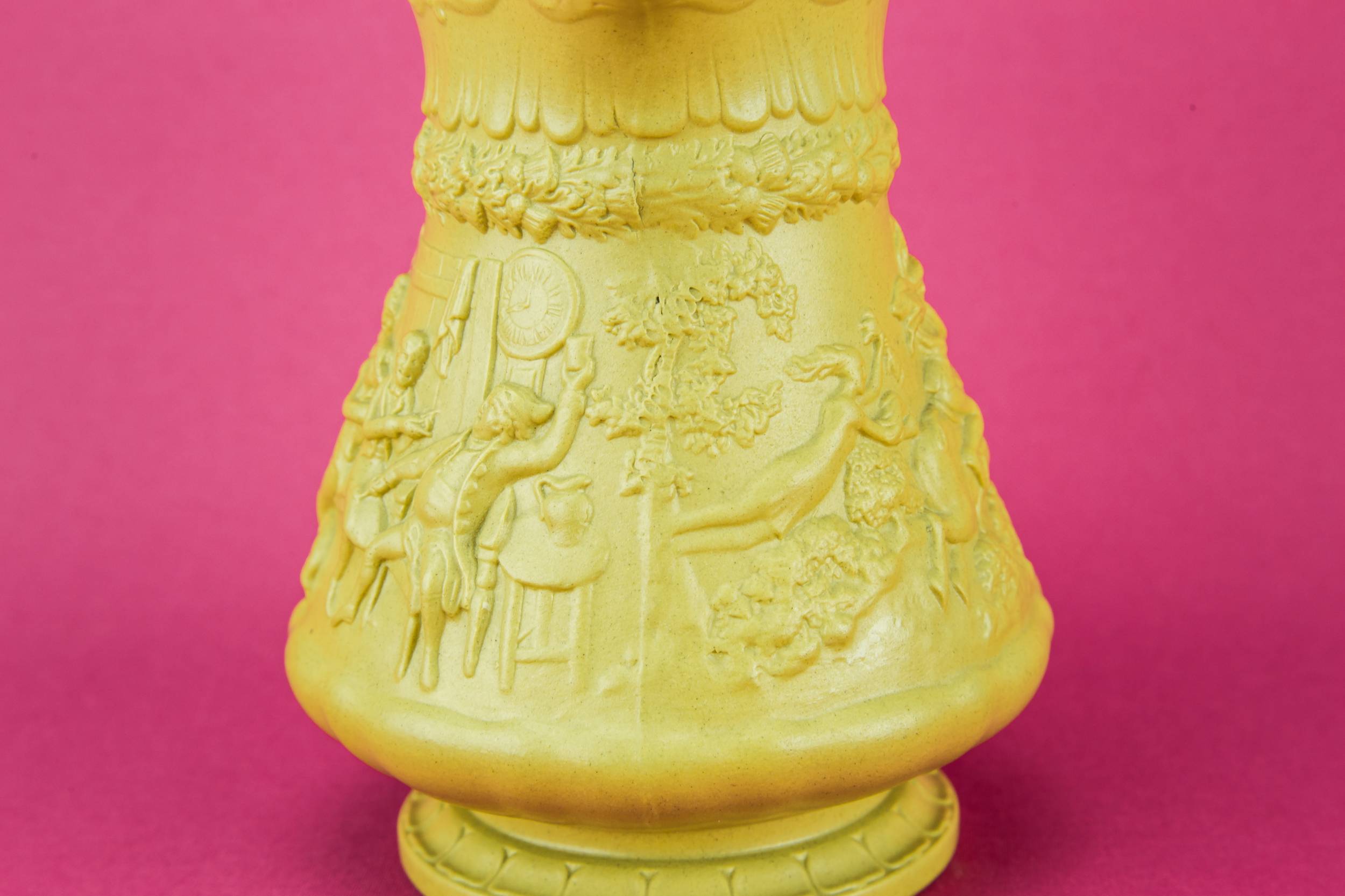 Stoneware Victorian Juice — Tactile small water jug 1