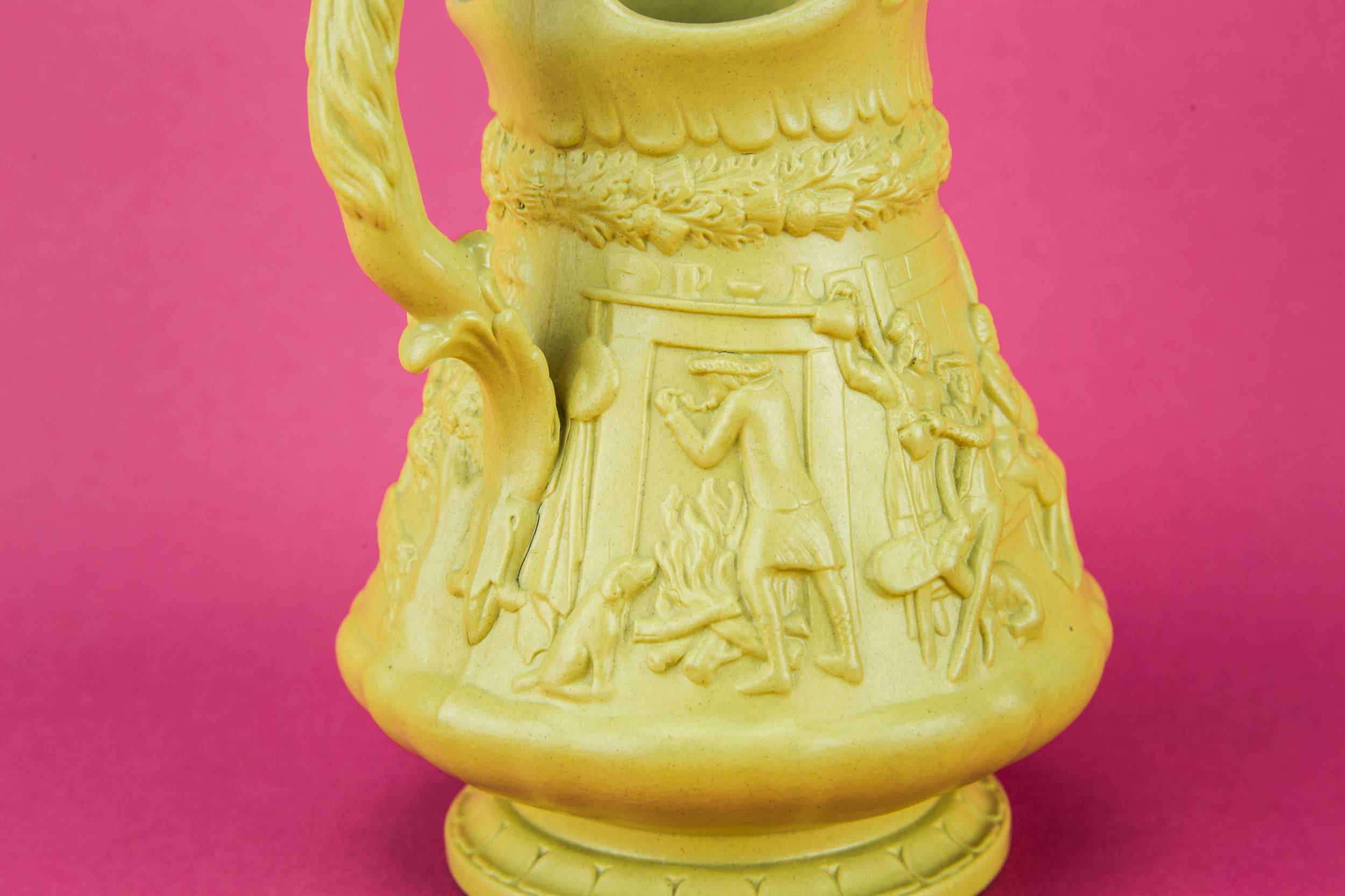 Stoneware Victorian Juice — Tactile small water jug 3