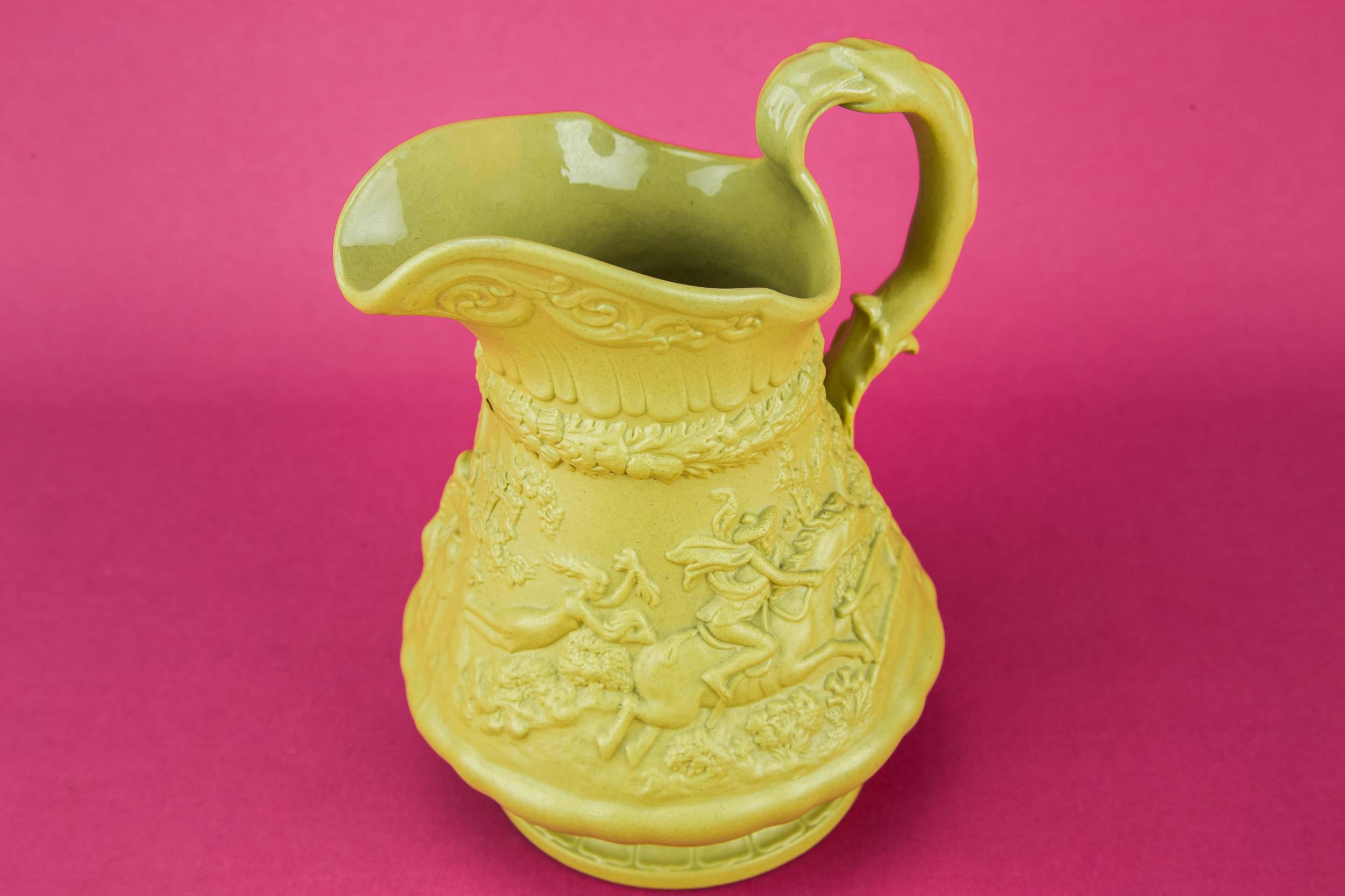 Stoneware Victorian Juice — Tactile small water jug 5