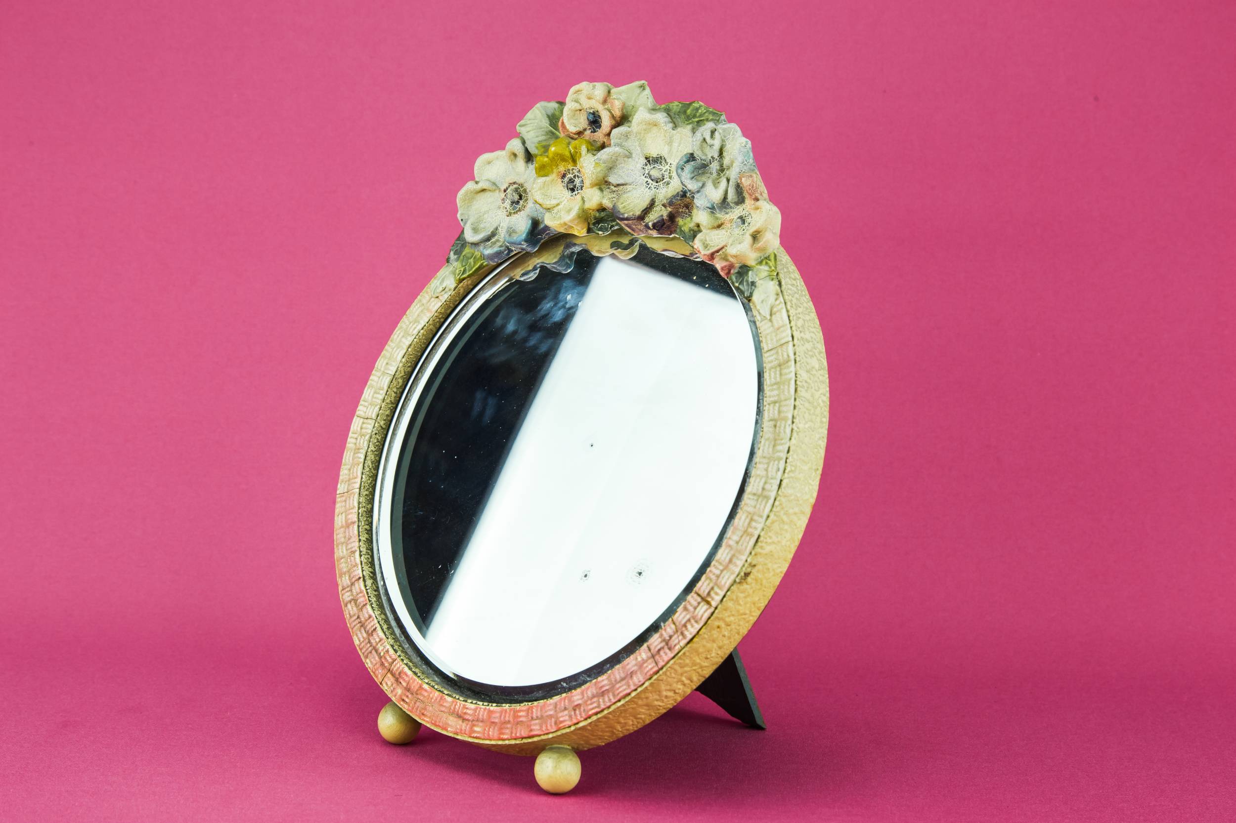 Art Deco Charming — Round table top mirror 1