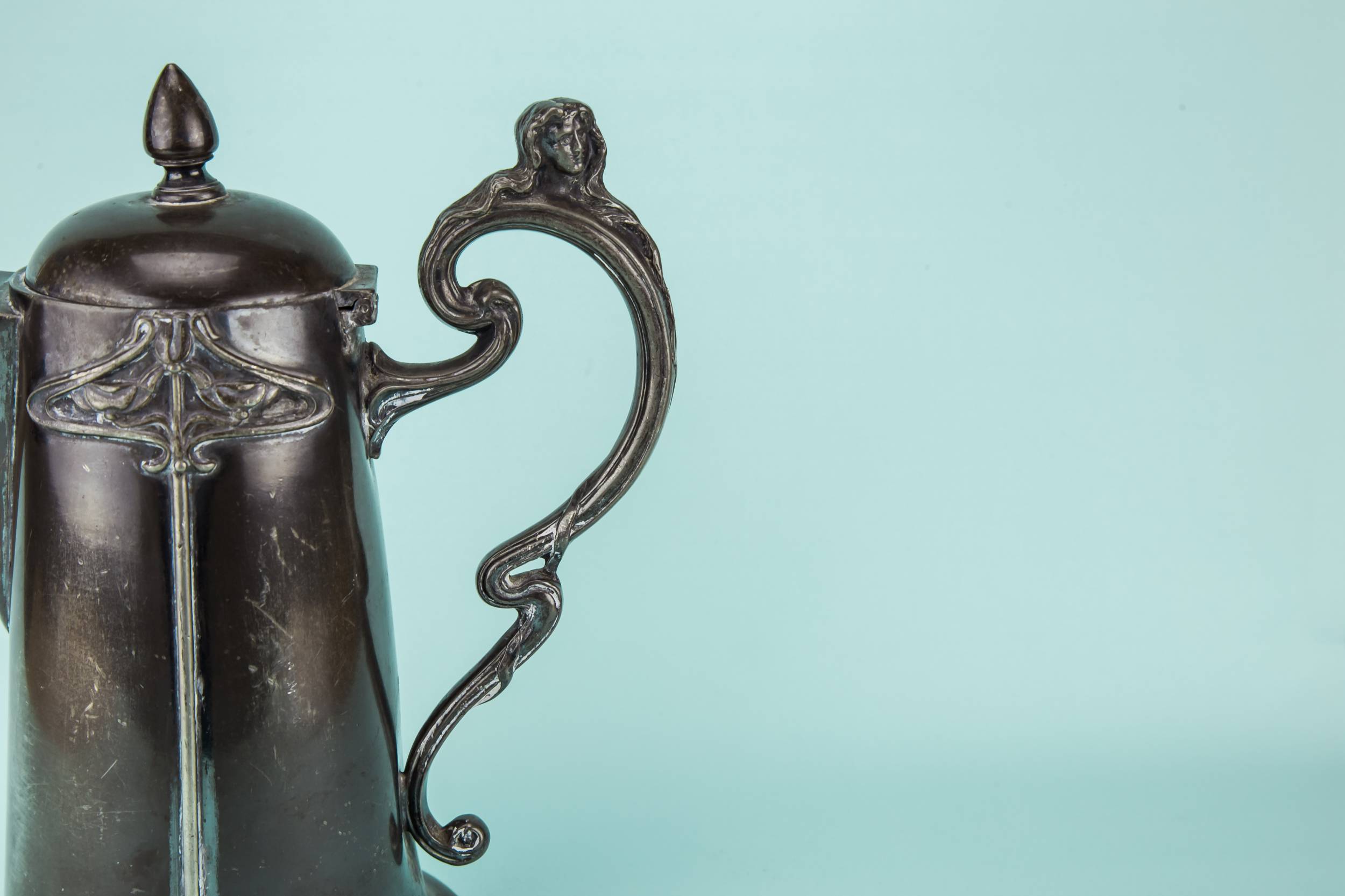 Spectacular Antique Juice — Art Nouveau water jug 2