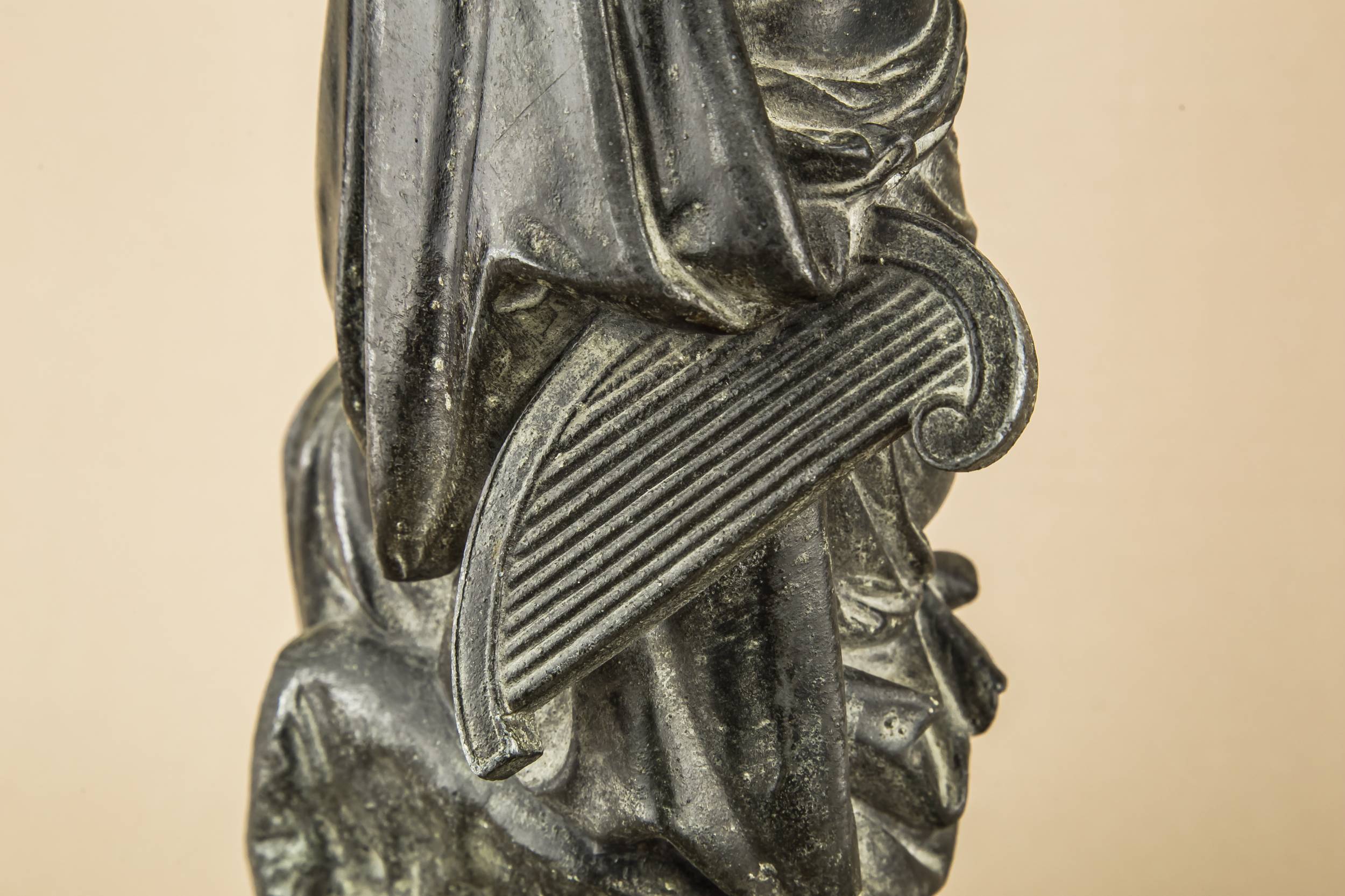 C Antique Bronze — Bronze seated Muse 6