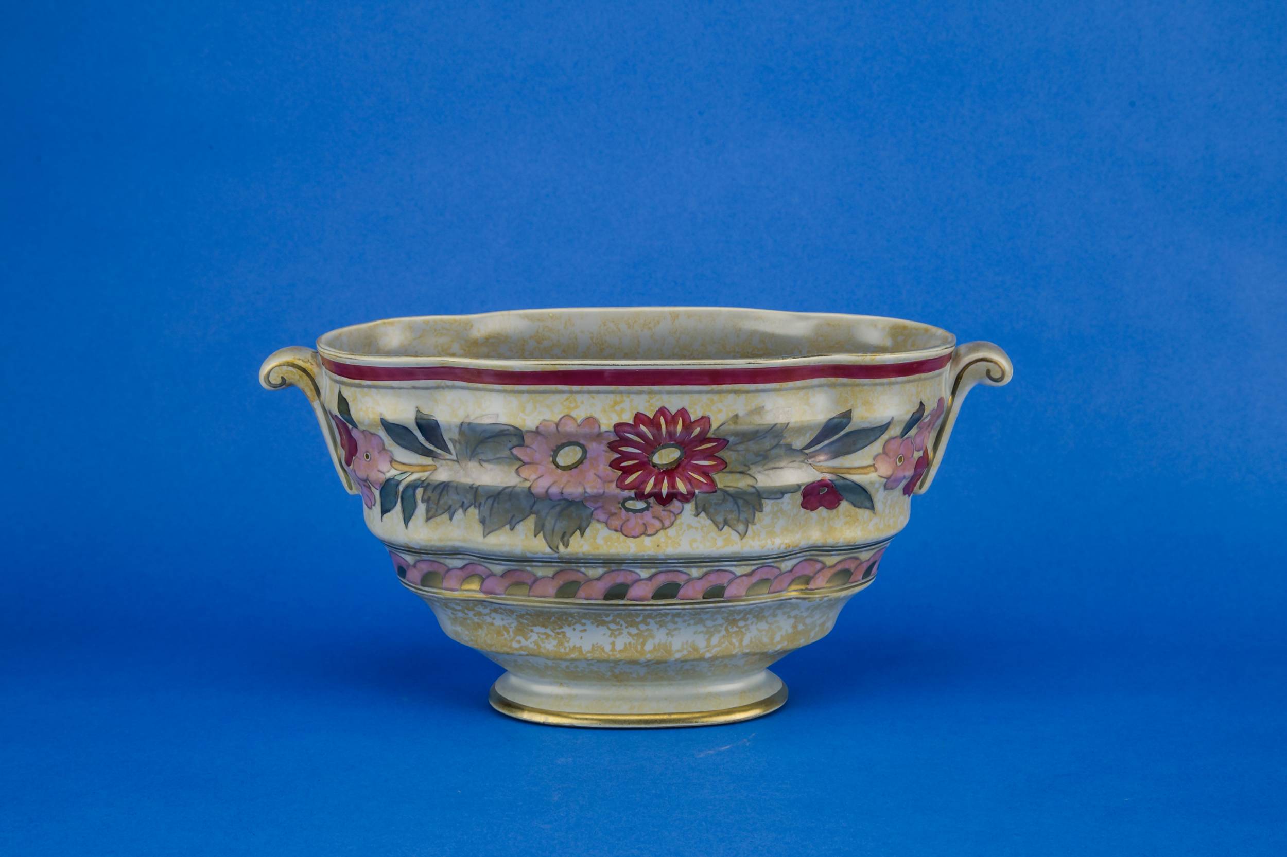 Ceramic Vintage Floral — Art Deco floral vase