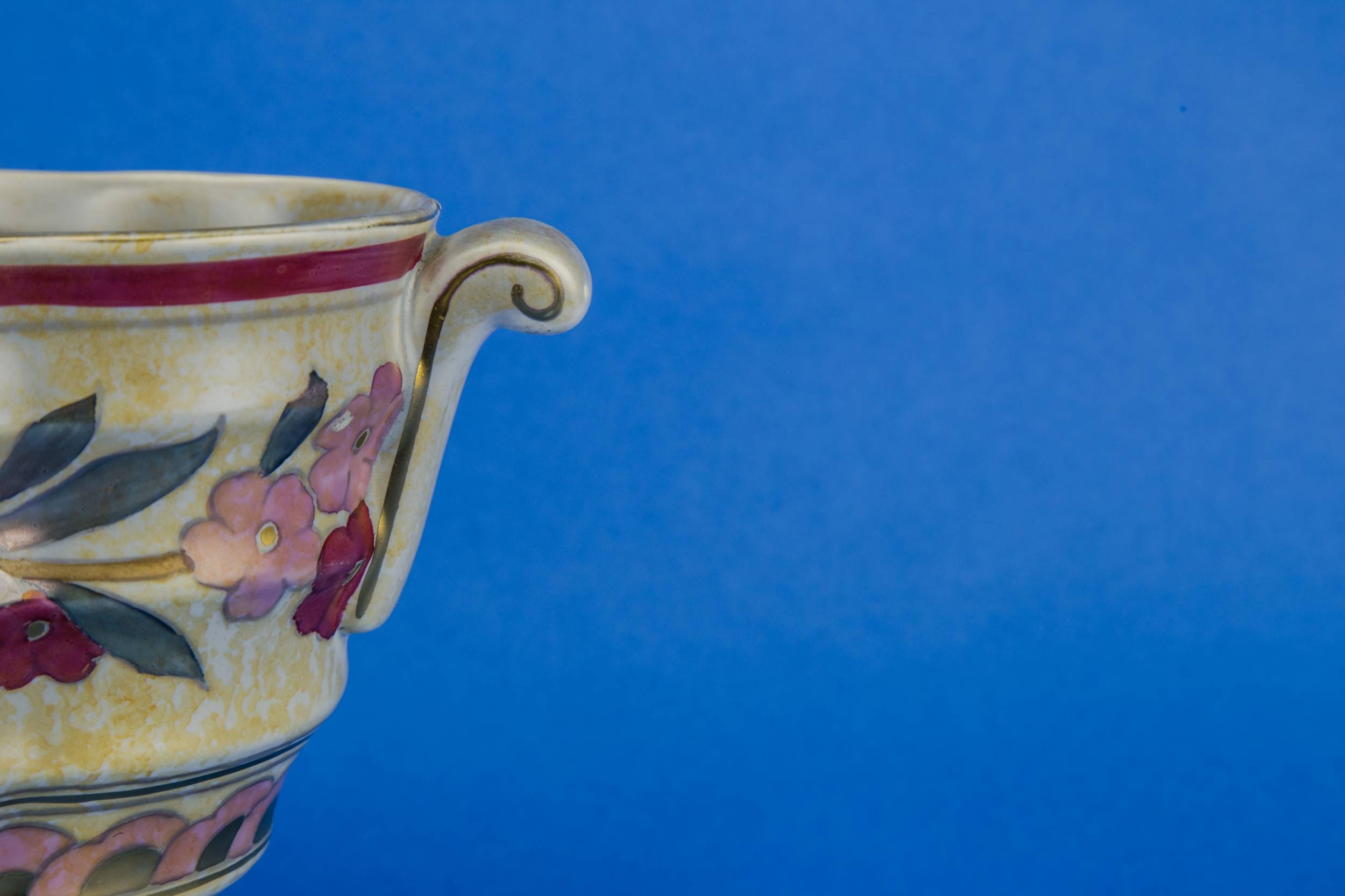 Ceramic Vintage Floral — Art Deco floral vase 2