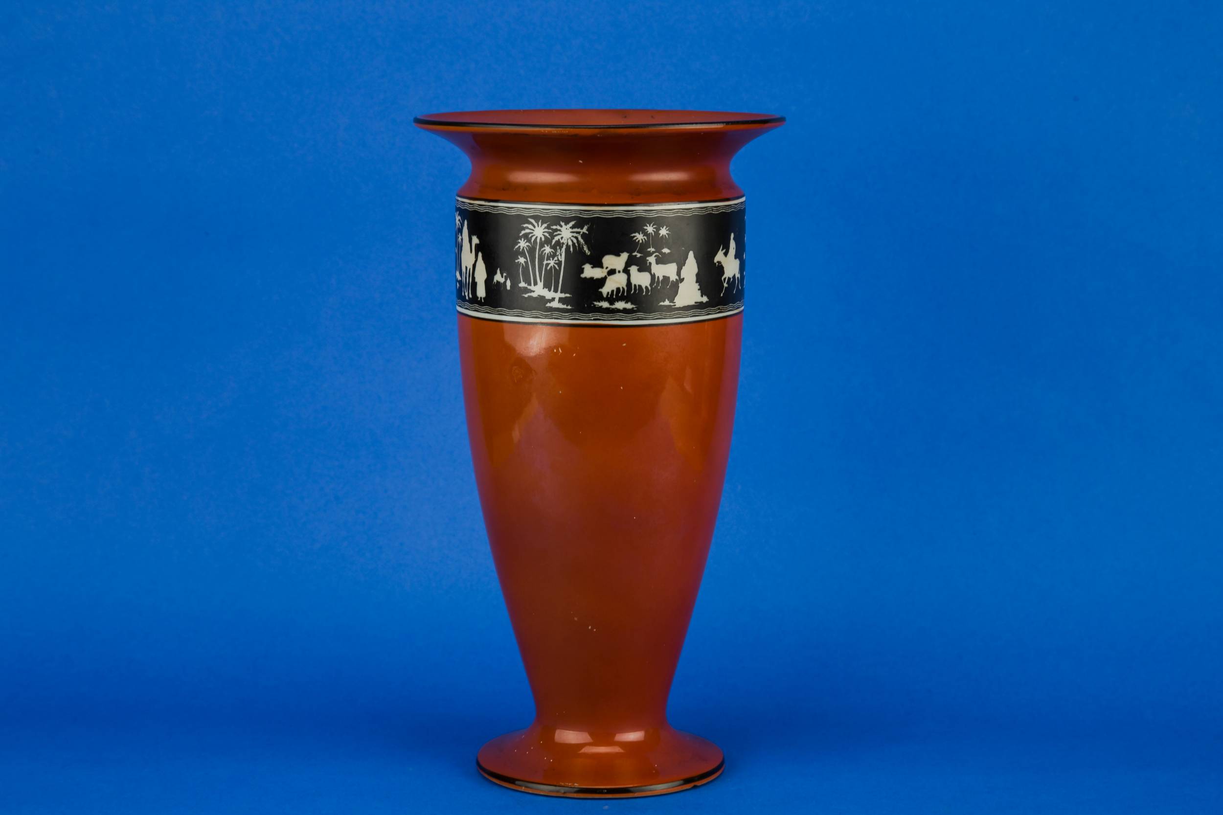 Egyptian Revival Antique — Orientalist ceramic vase