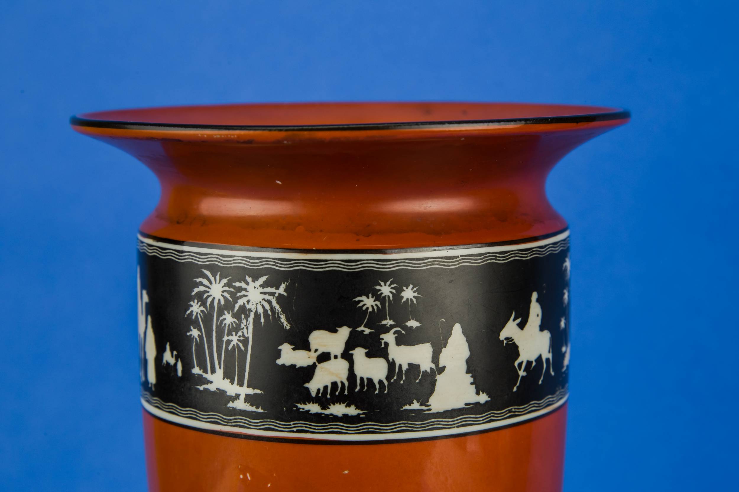 Egyptian Revival Antique — Orientalist ceramic vase 1