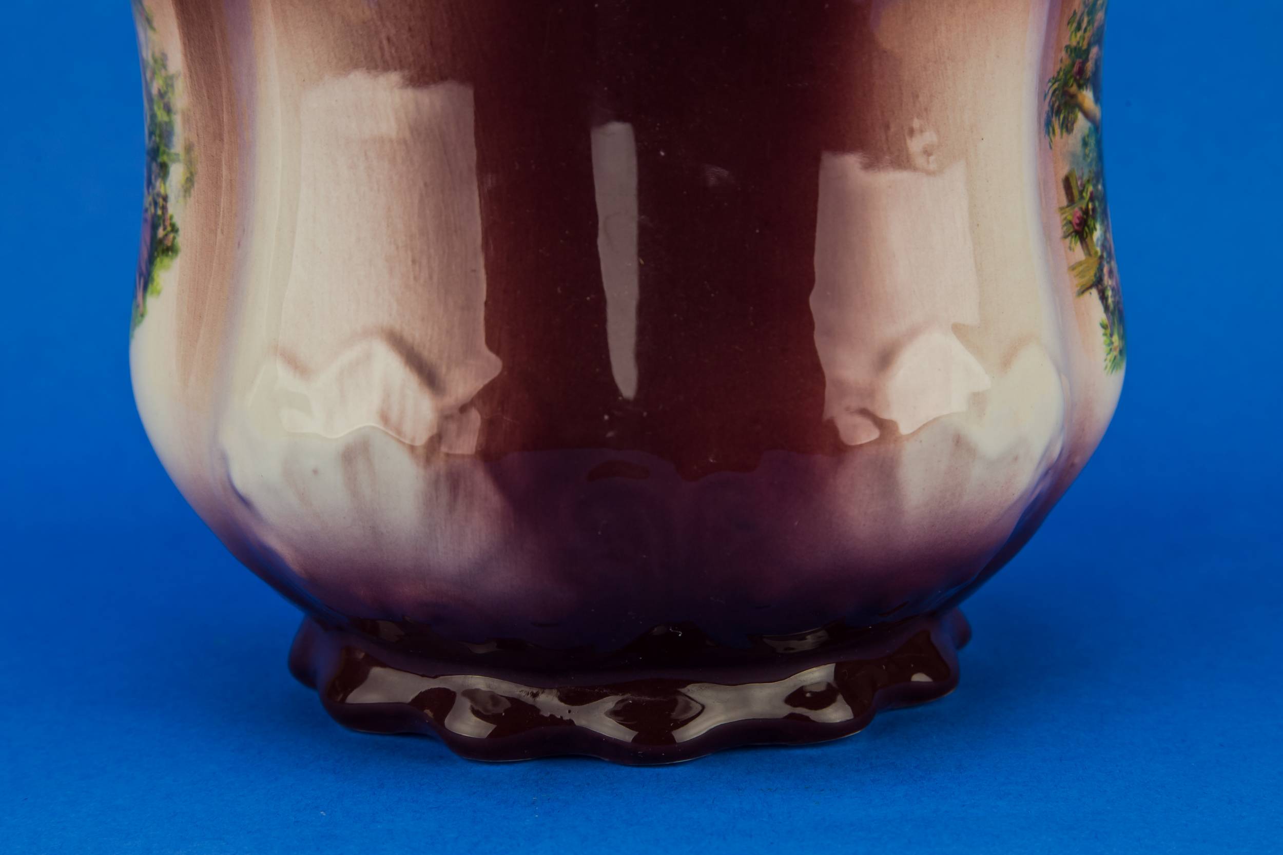 Beautiful Retro Pastoral — Amethyst ceramic planter 3