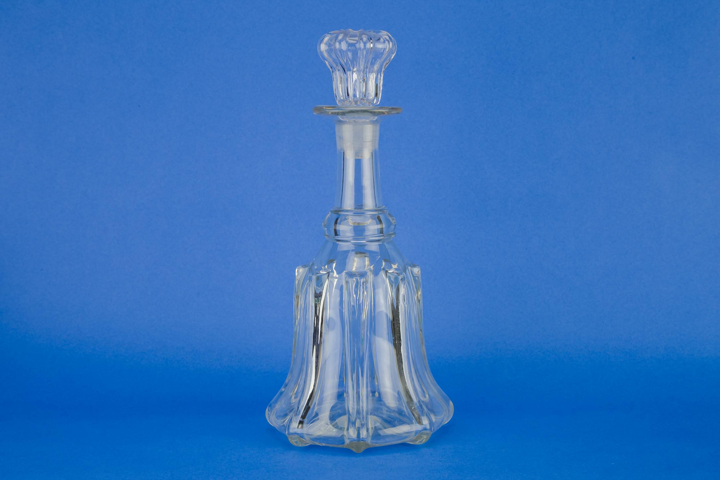 Antique Blown Glass — Blown glass port decanter