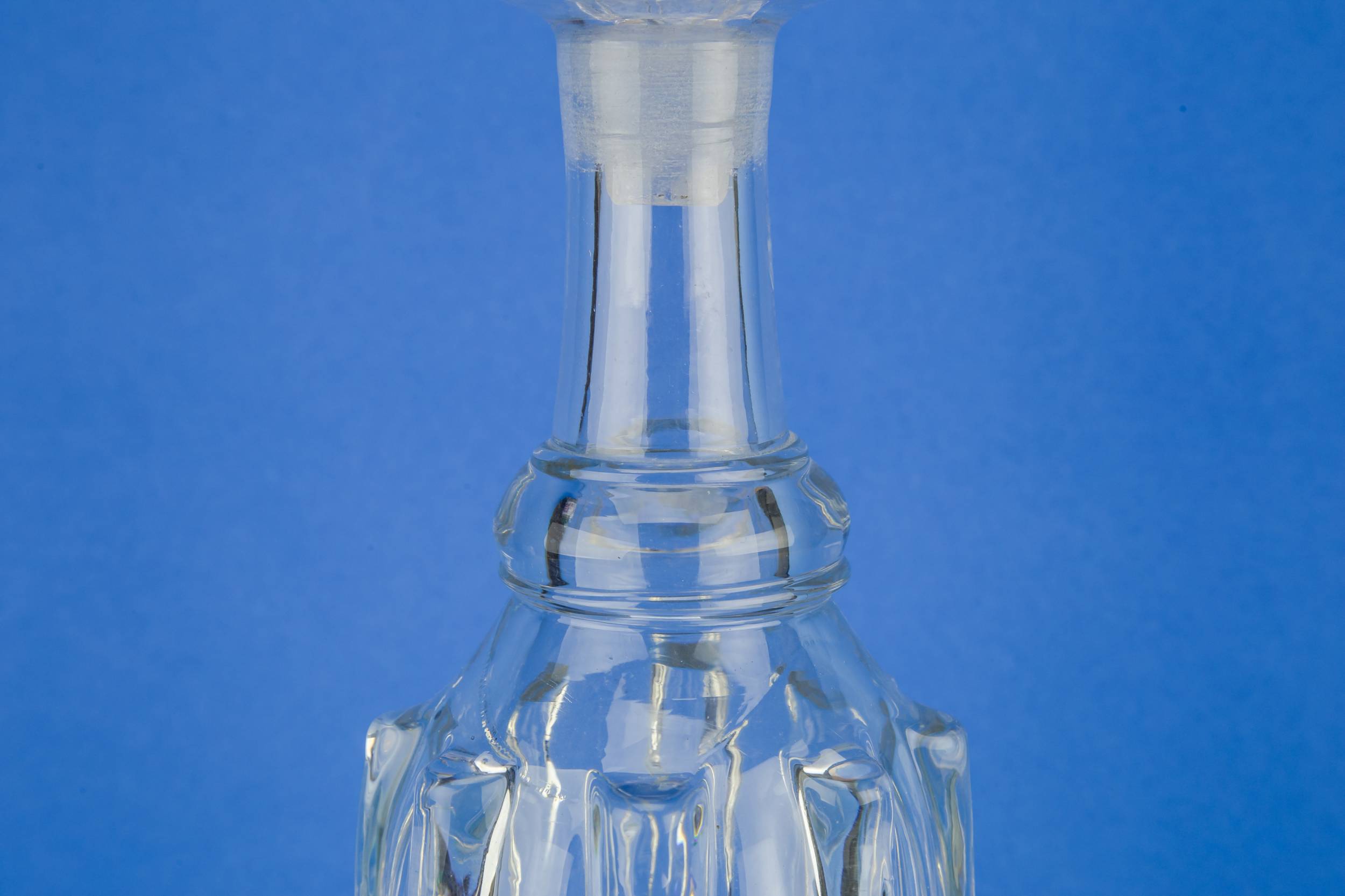 Antique Blown Glass — Blown glass port decanter 2