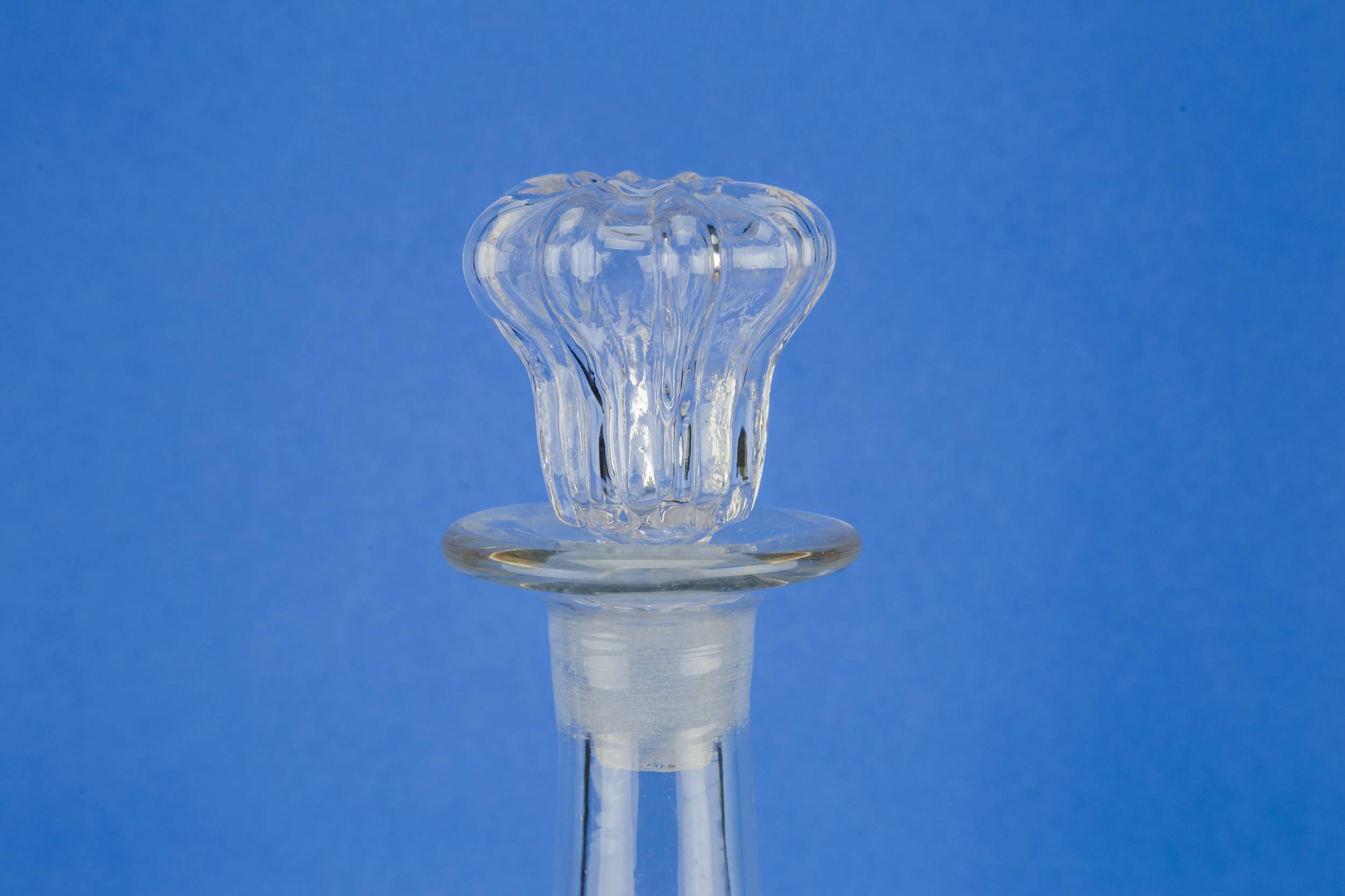 Antique Blown Glass — Blown glass port decanter 1