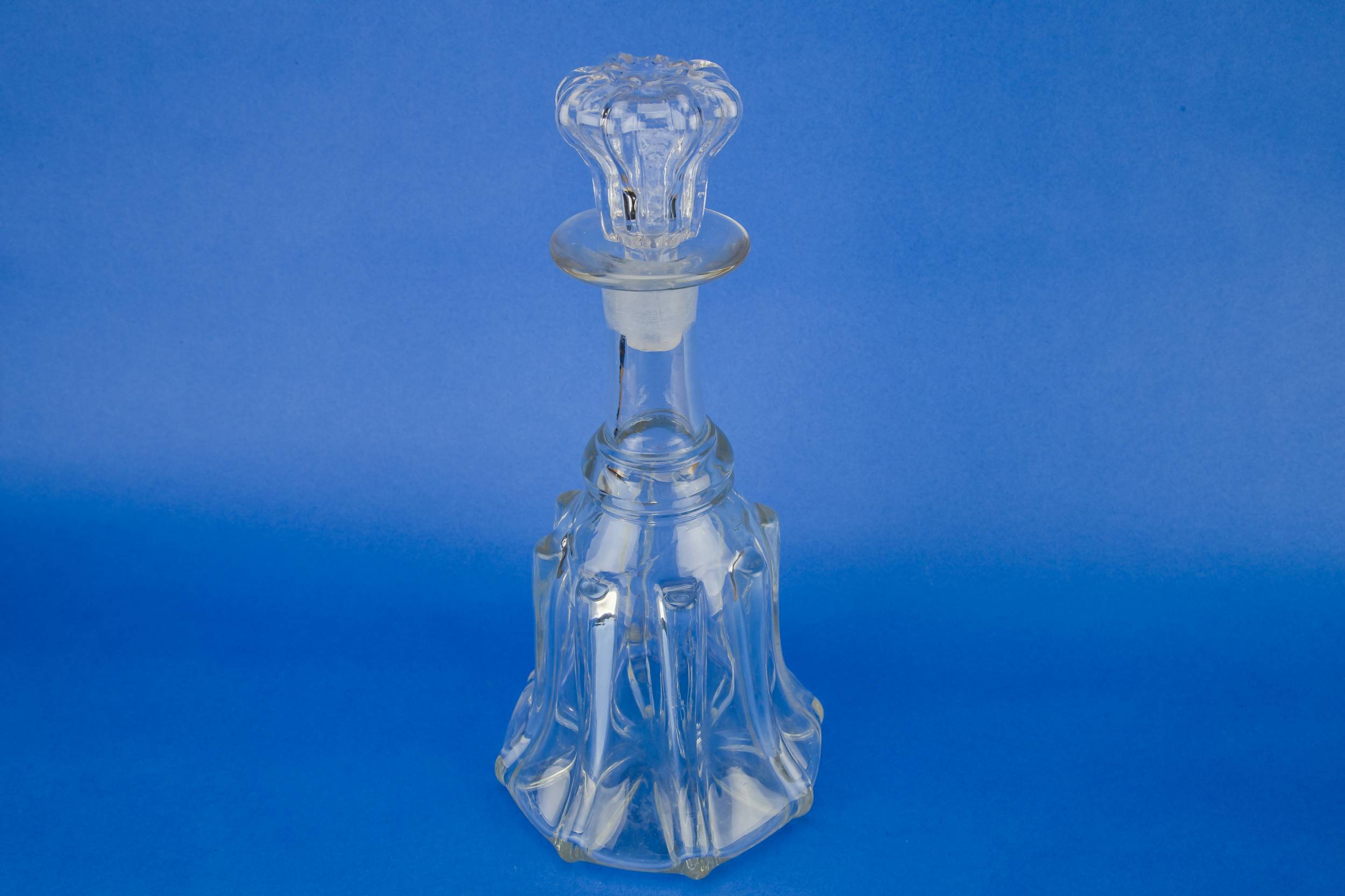 Antique Blown Glass — Blown glass port decanter 5
