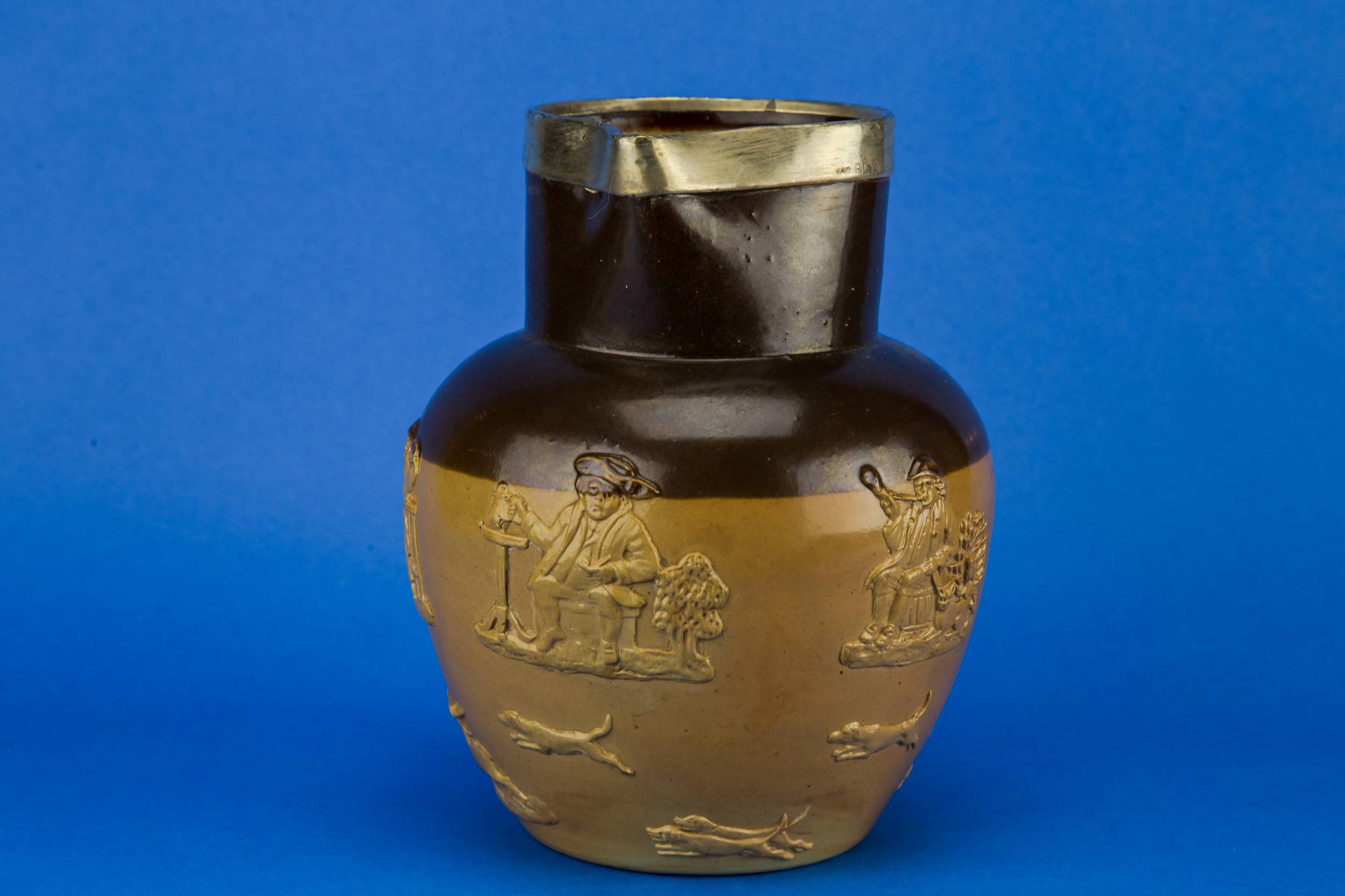 Antique Rustic Doulton — Water jug and tankard 4
