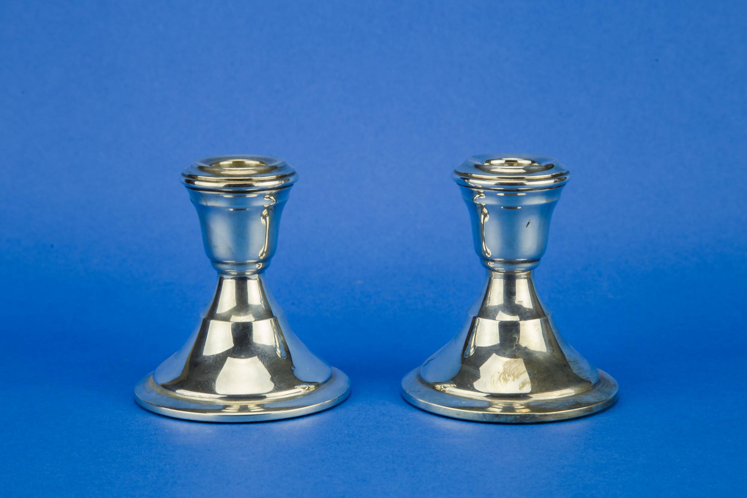 Small Sterling Silver — Sterling silver candlesticks