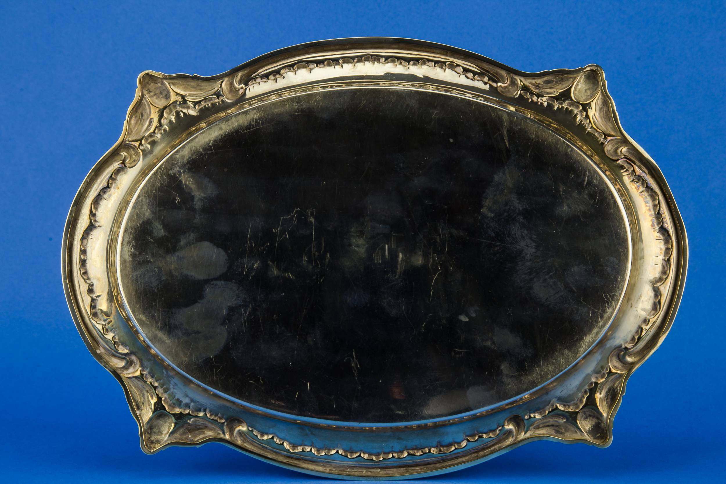 Antique Elegant TRAY — Sterling silver tray 4
