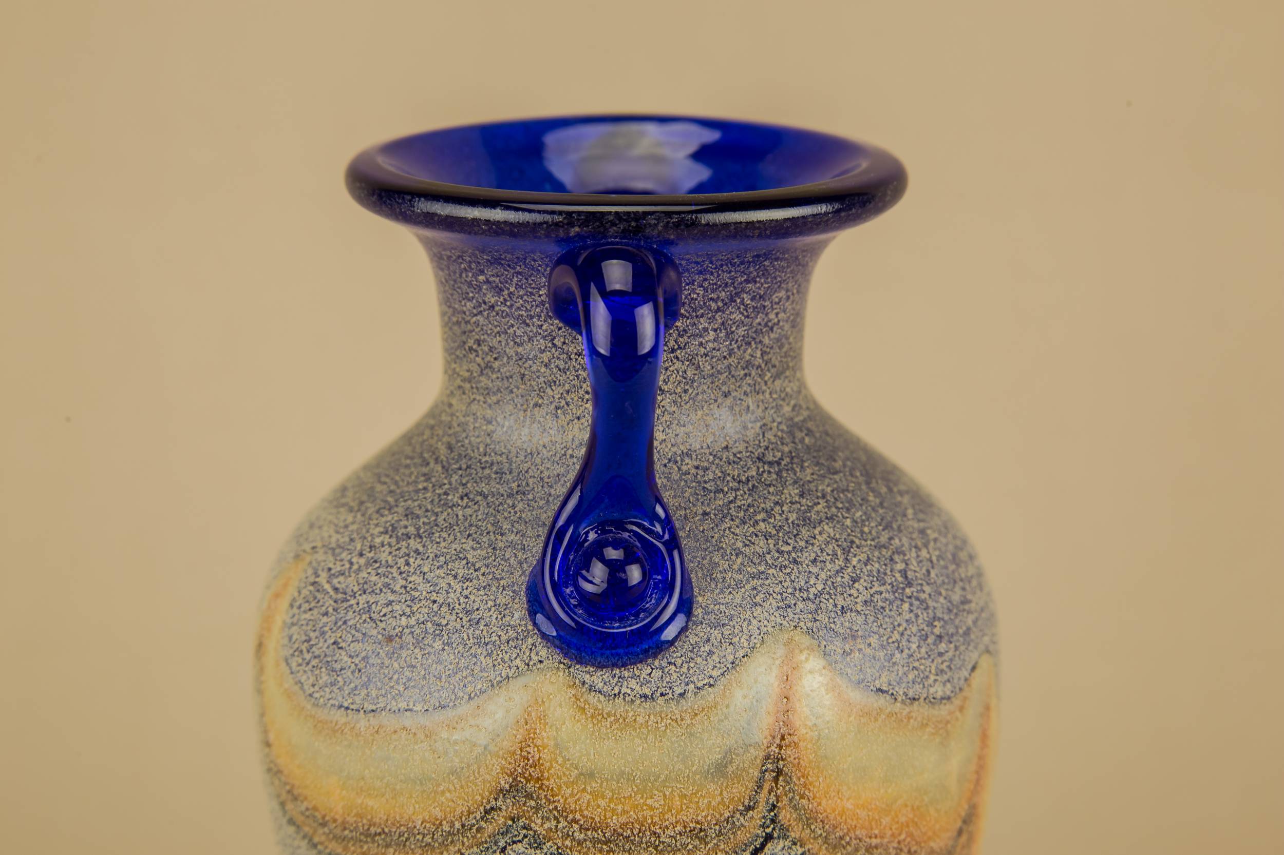 Vintage Retro Marbled — Glass marbled vase 2