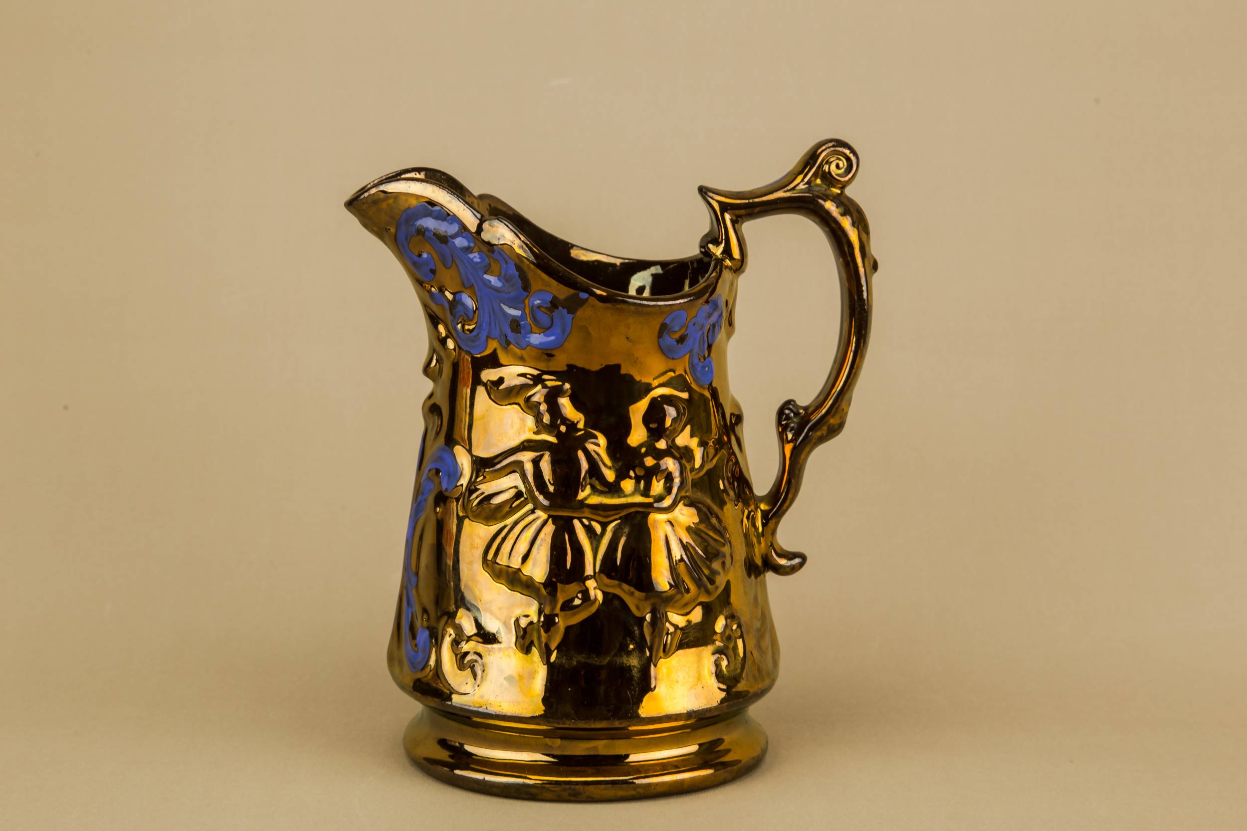 Antique Opulent JUG — Lustre ceramic water jug