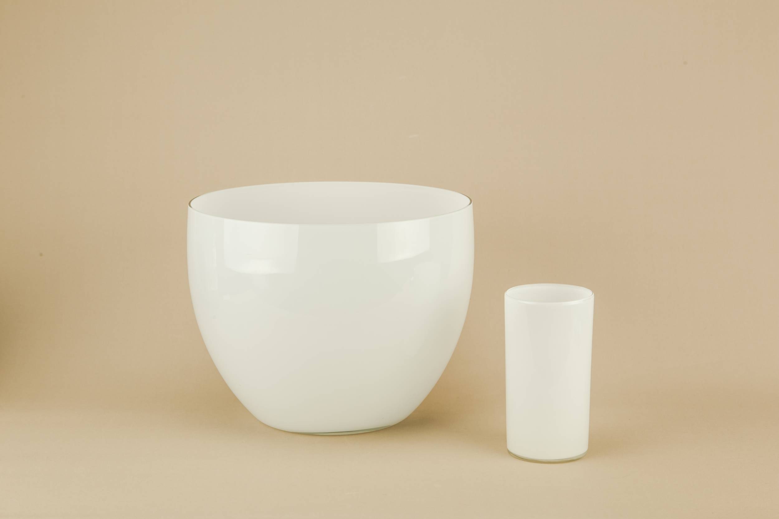 Glasses Punch Bowl — Punch bowl & 6 glasses