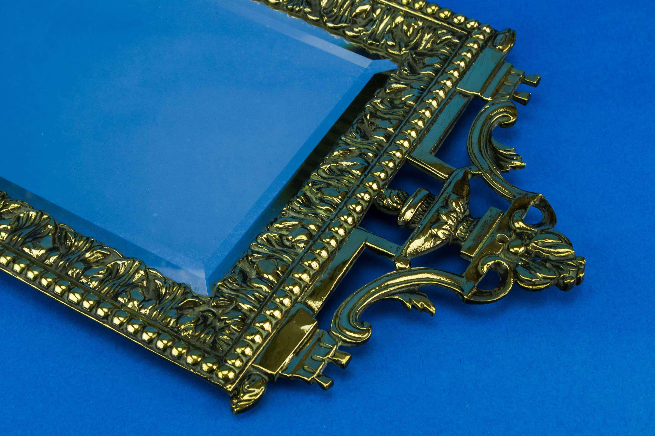 Opulent Large Rectangular — 2 brass wall mirrors 2