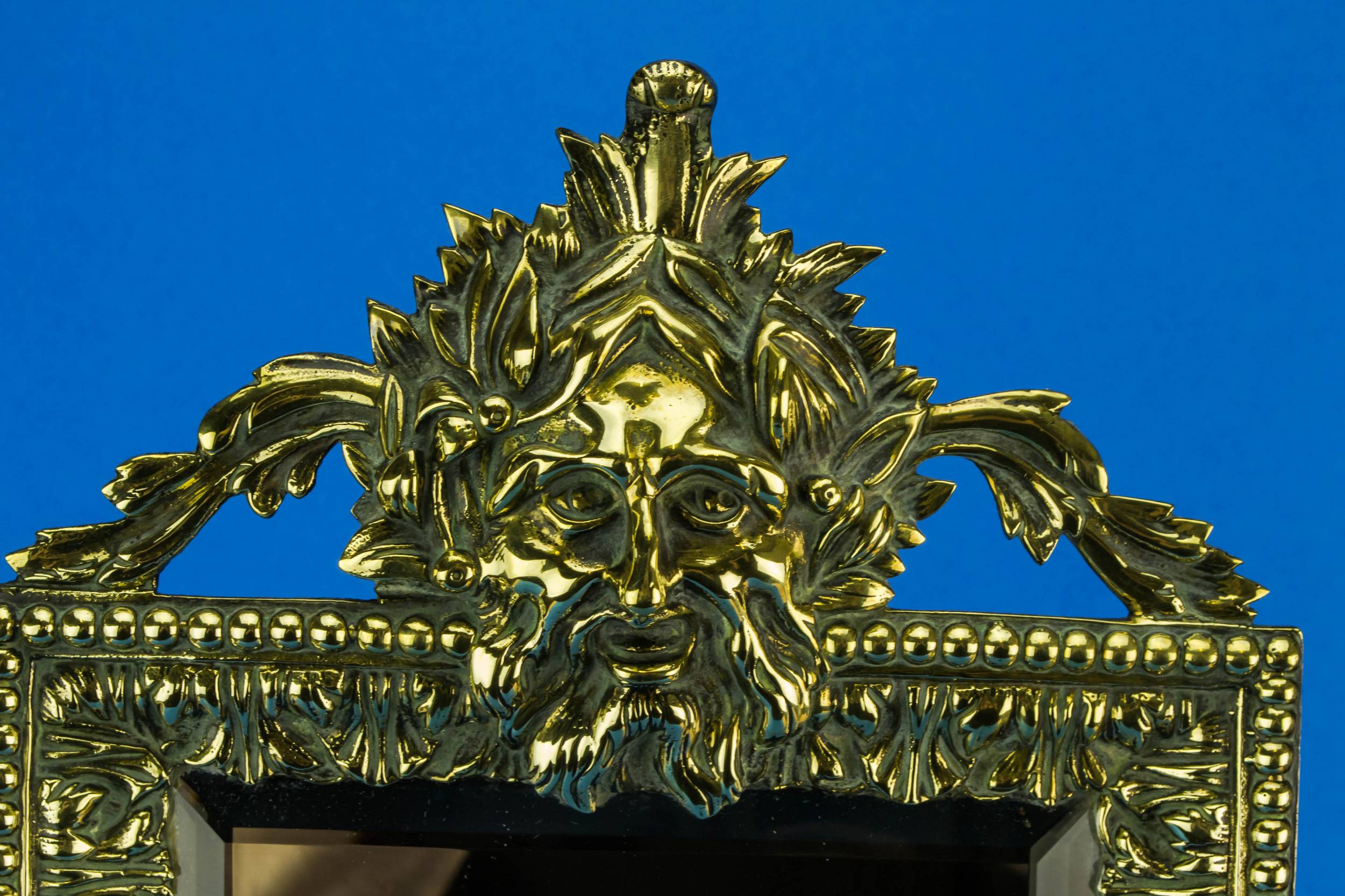 Opulent Large Rectangular — 2 brass wall mirrors 3