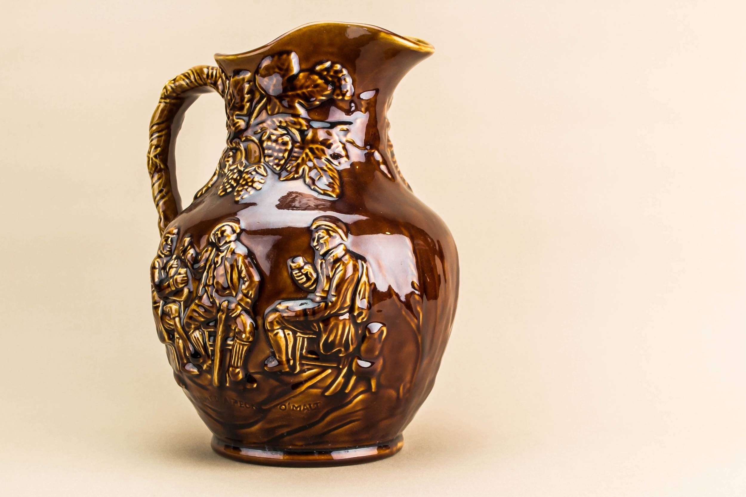 Mid-century Modern Brown — Large water jug 2
