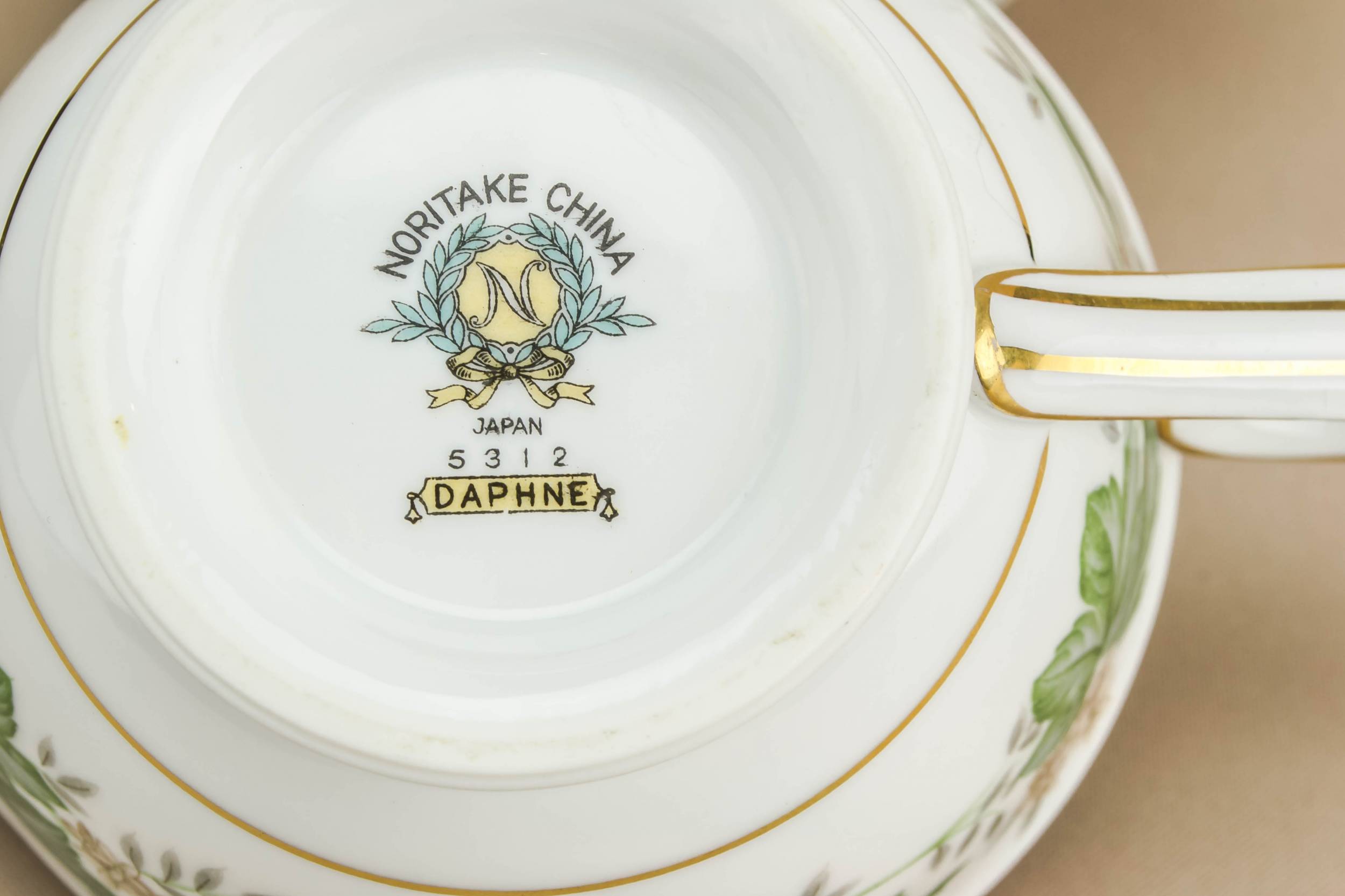 Piece Teapot Creamer — Noritake tea set 6