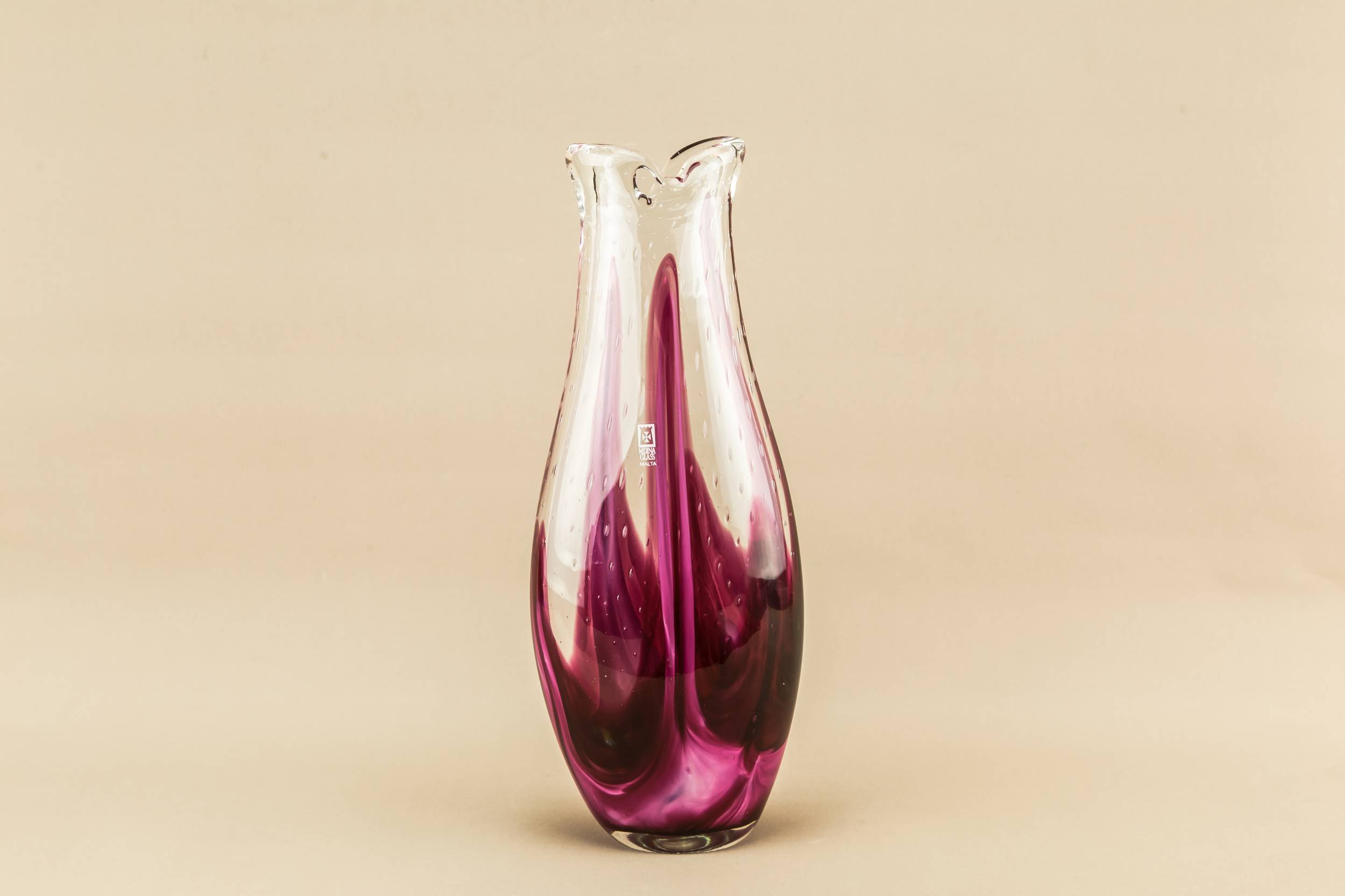 Glass Vintage Abstract — Mdina glass vase 1