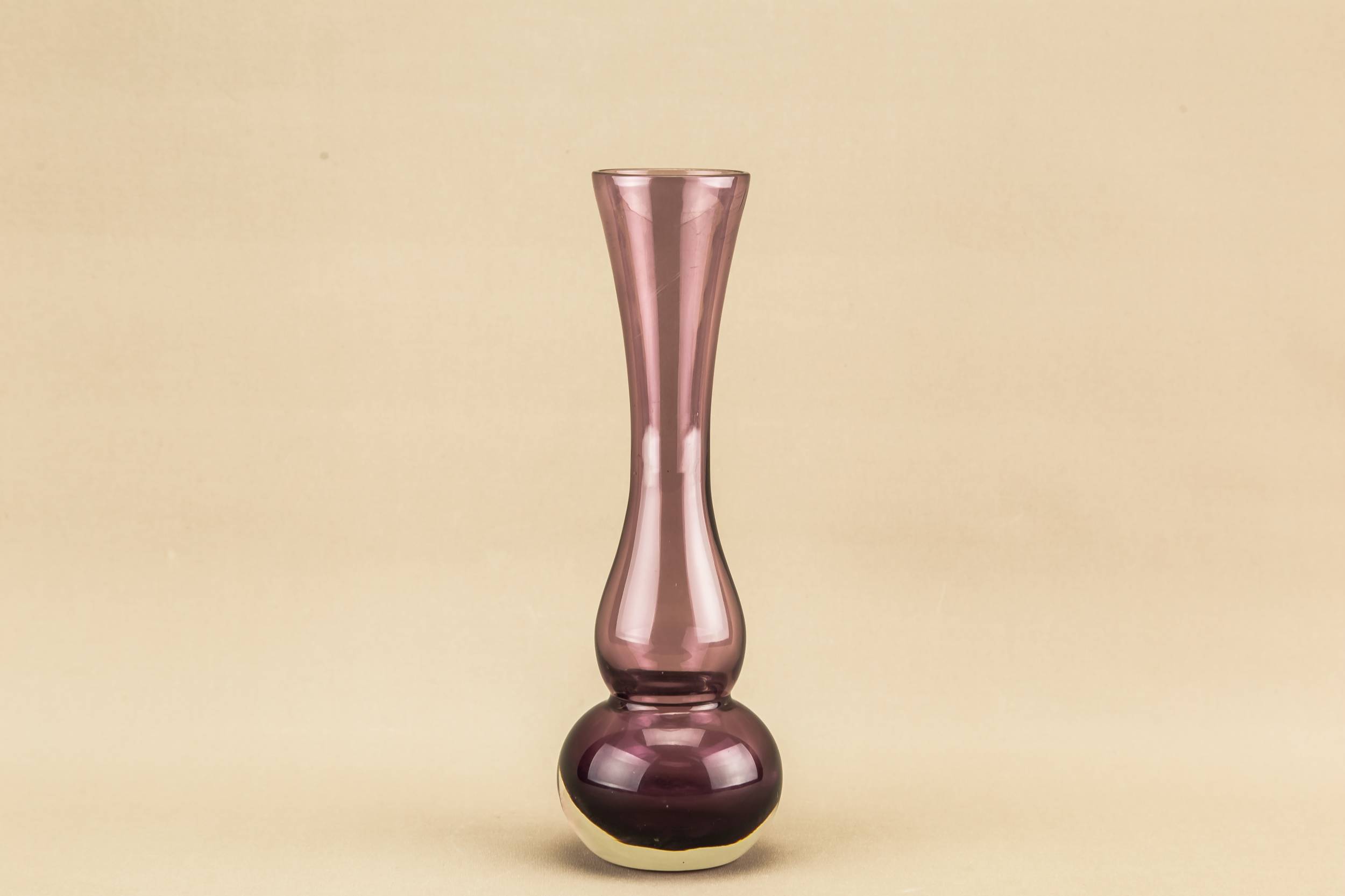 Amethyst Blown Glass — Amethyst glass vase