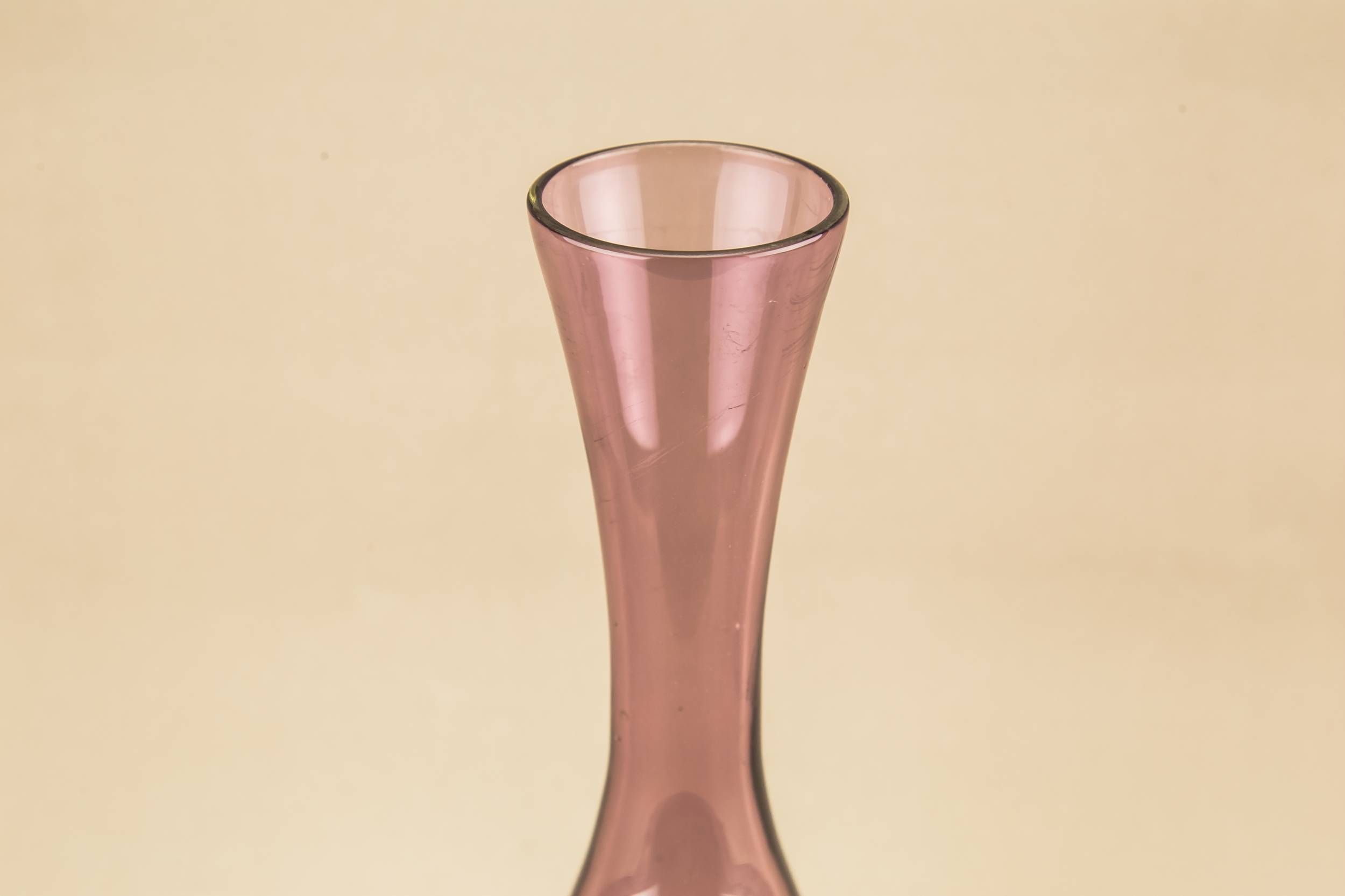 Amethyst Blown Glass — Amethyst glass vase 2