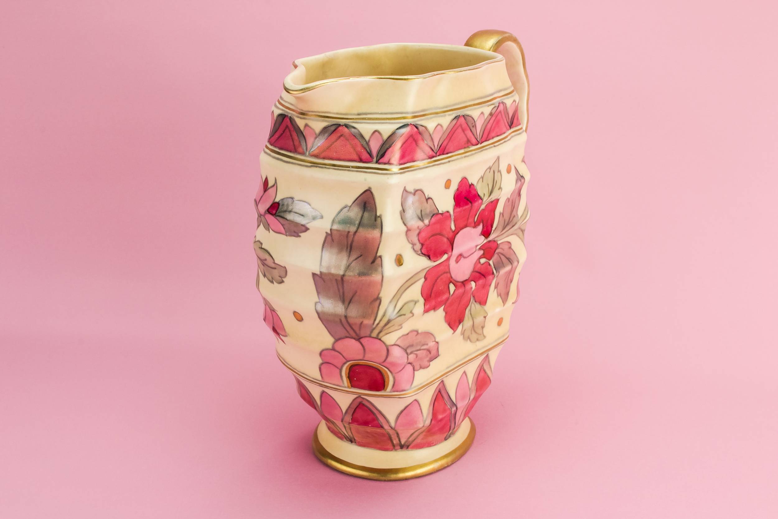 Vintage Charlotte Rhead — Large Art Deco jug 1