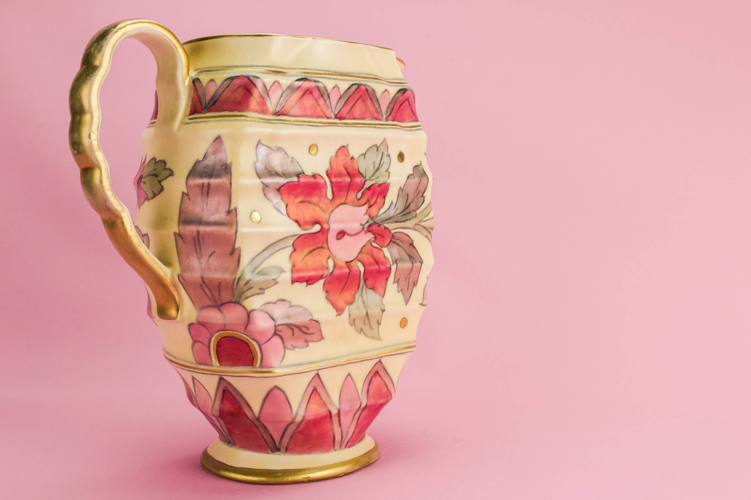Vintage Charlotte Rhead — Large Art Deco jug 4