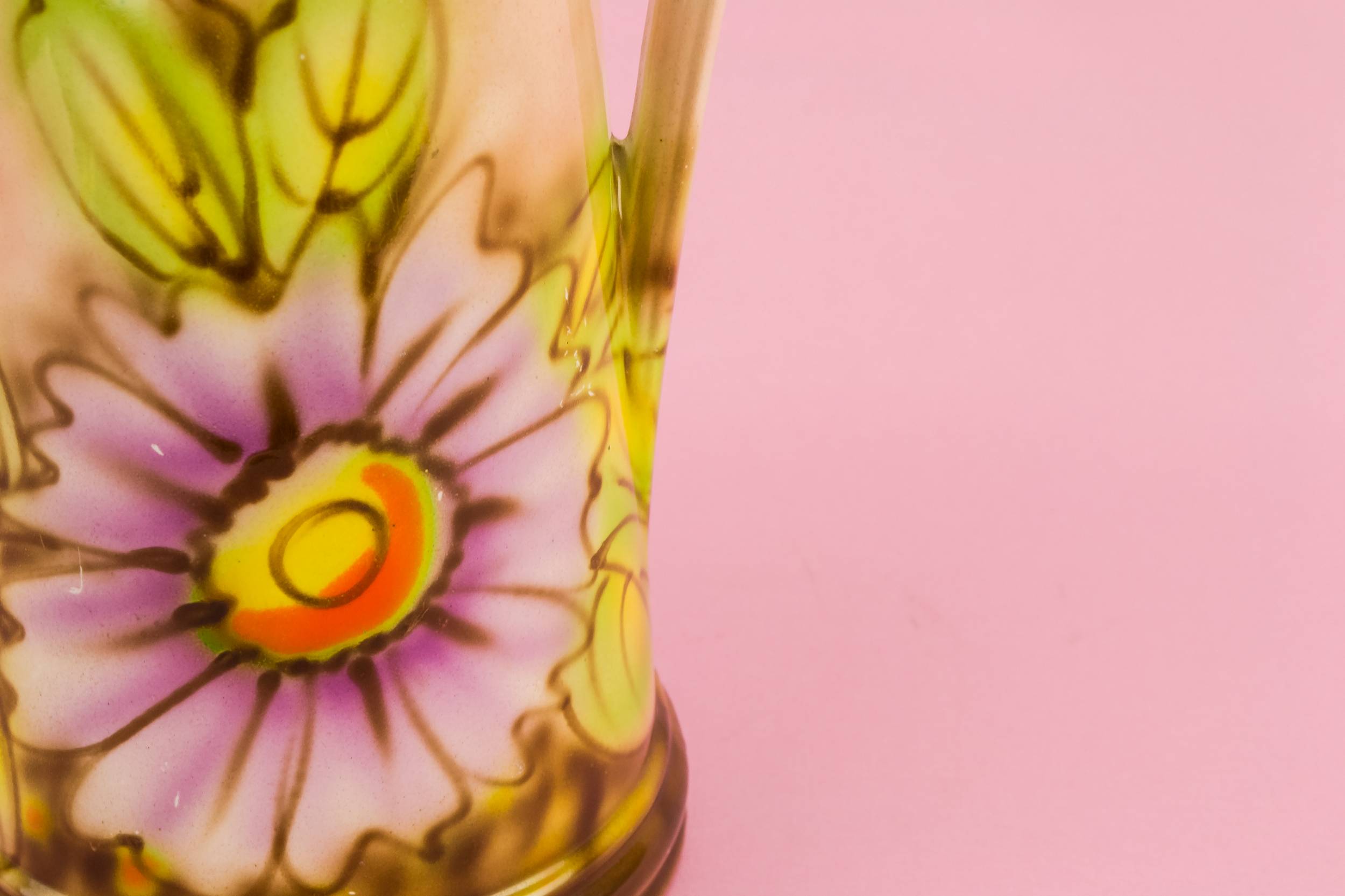 Vintage Ceramic Floral — Floral ceramic water jug 4