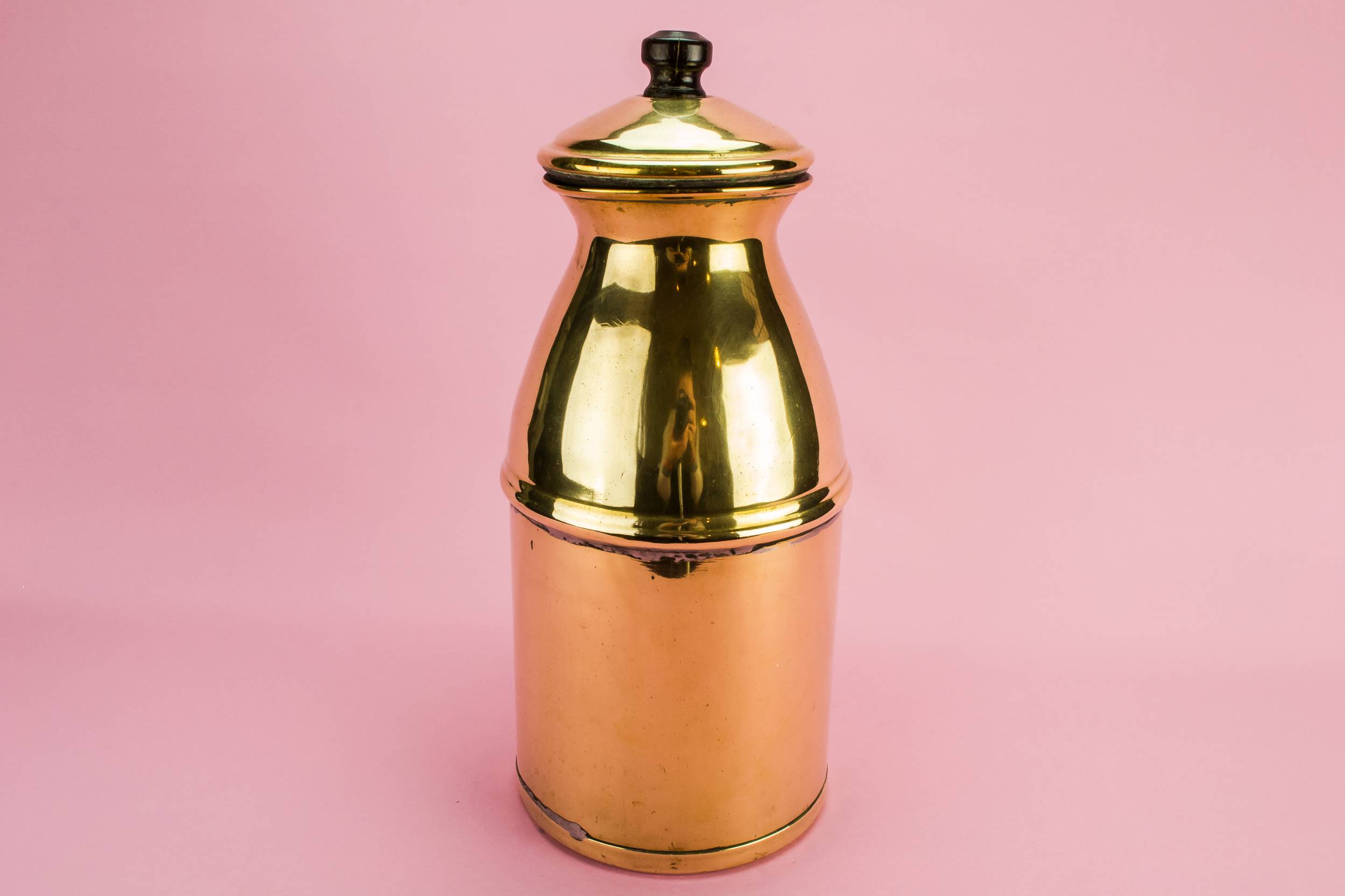 Brass Beautiful Milk — Rustic brass jug 3