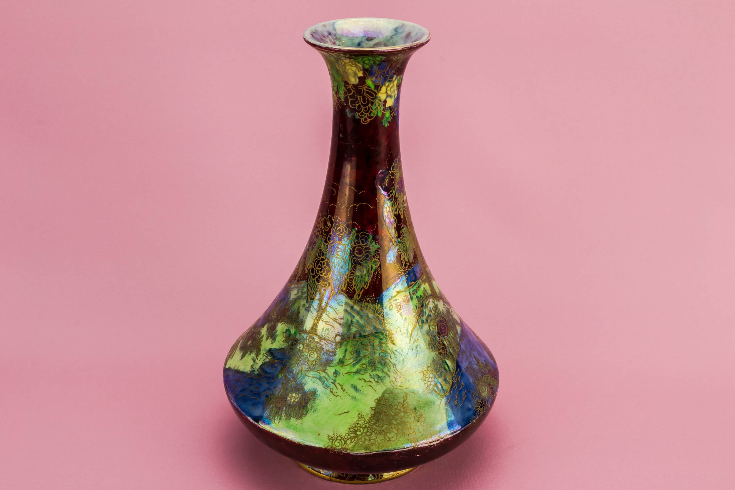 Ceramic Spectacular Lustre — Lustre flower vase 4