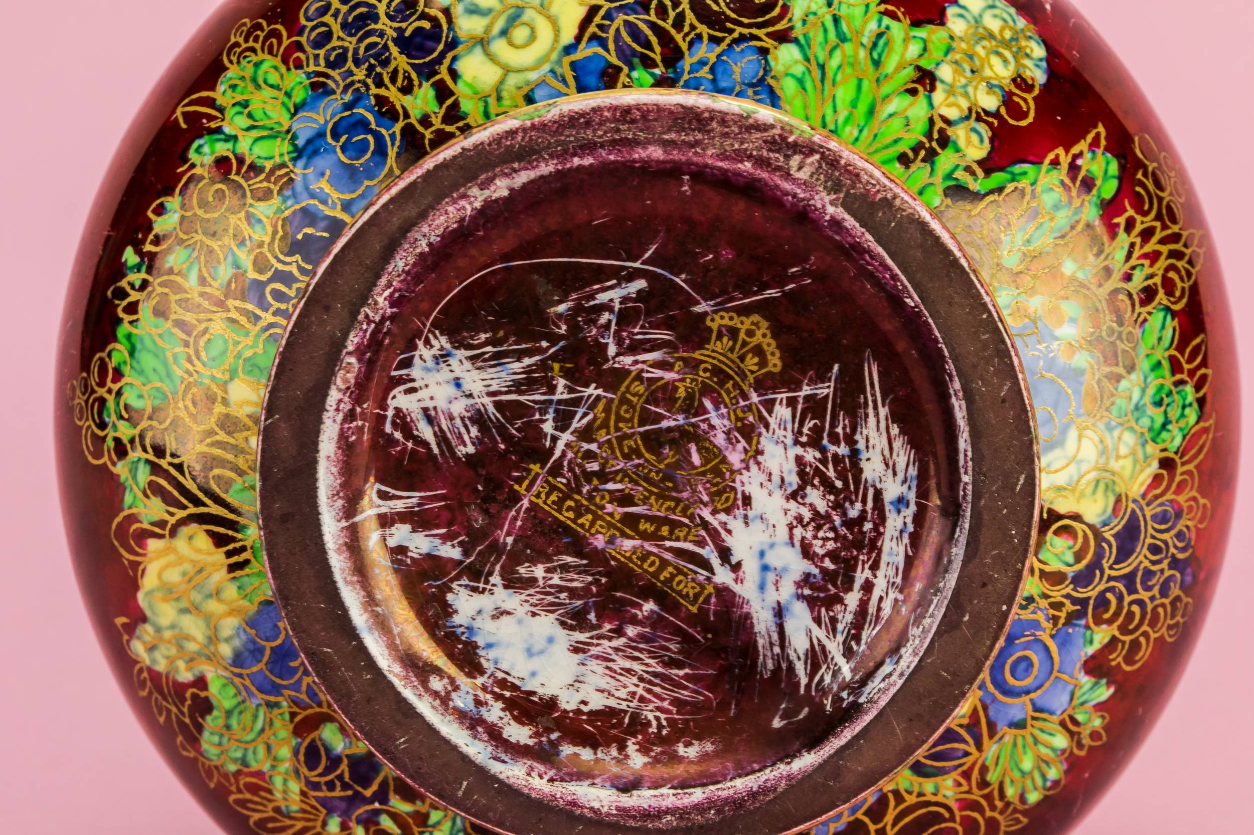 Ceramic Spectacular Lustre — Lustre flower vase 5