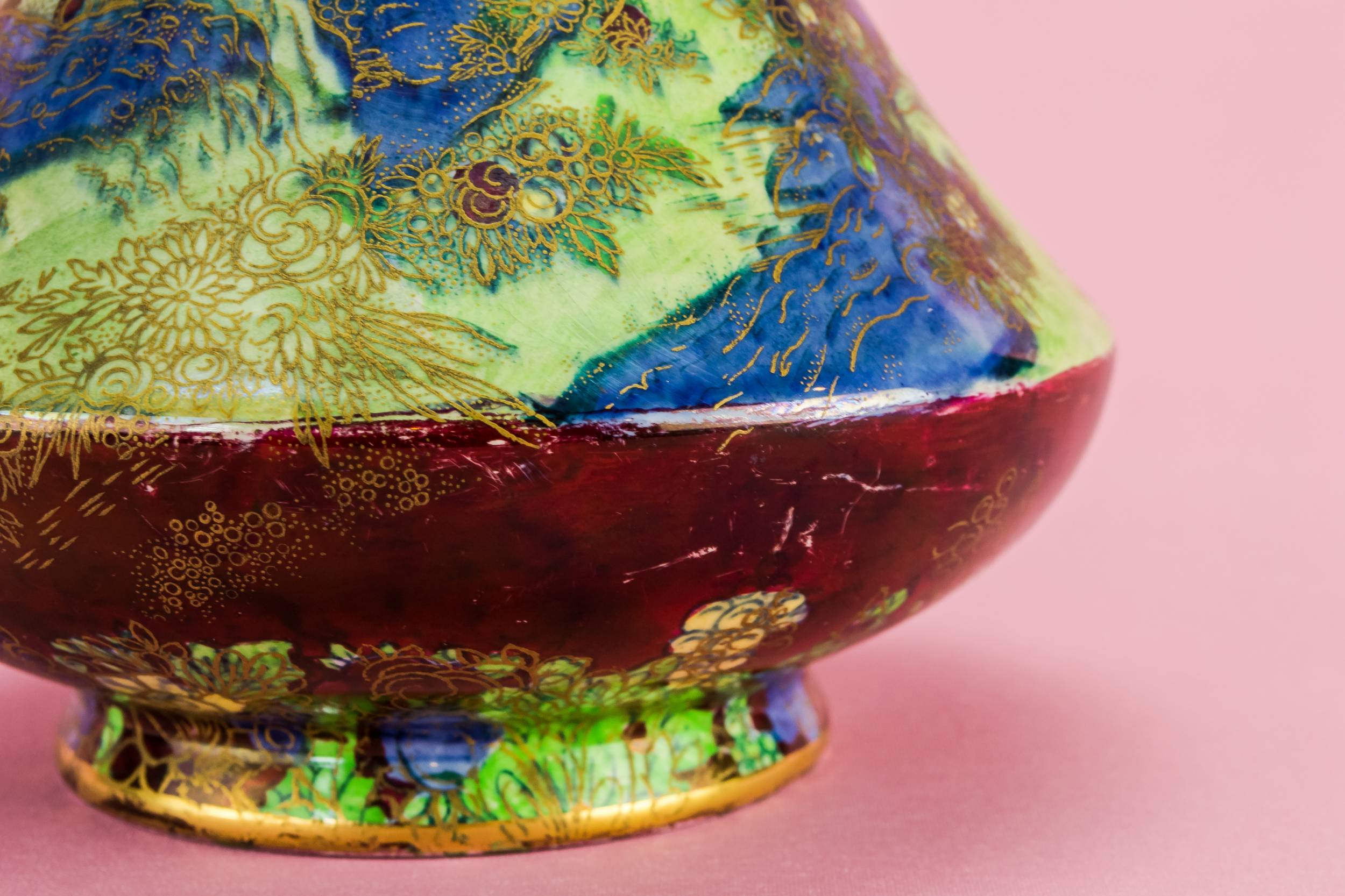 Ceramic Spectacular Lustre — Lustre flower vase 1