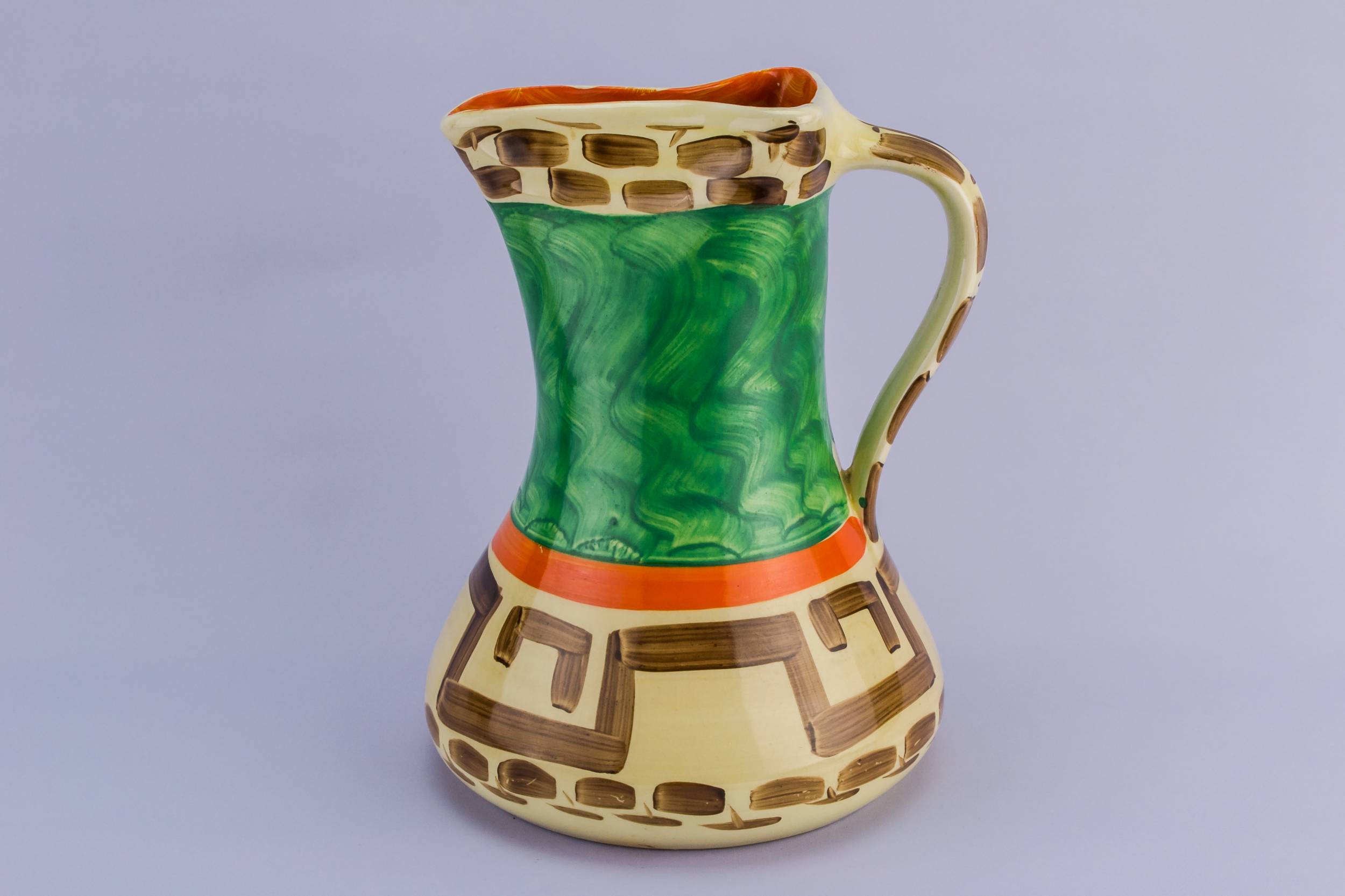 Ceramic Vintage Wine — Art Deco water jug