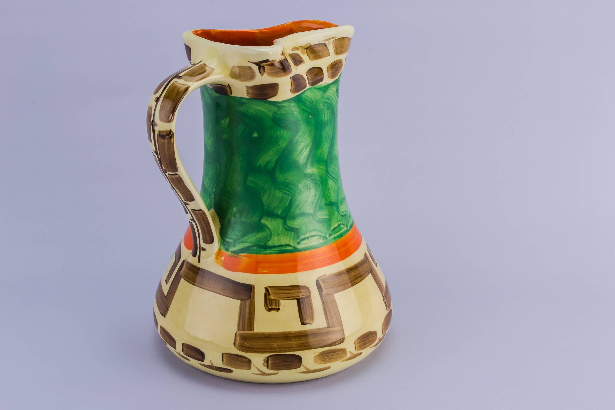 Ceramic Vintage Wine — Art Deco water jug 2