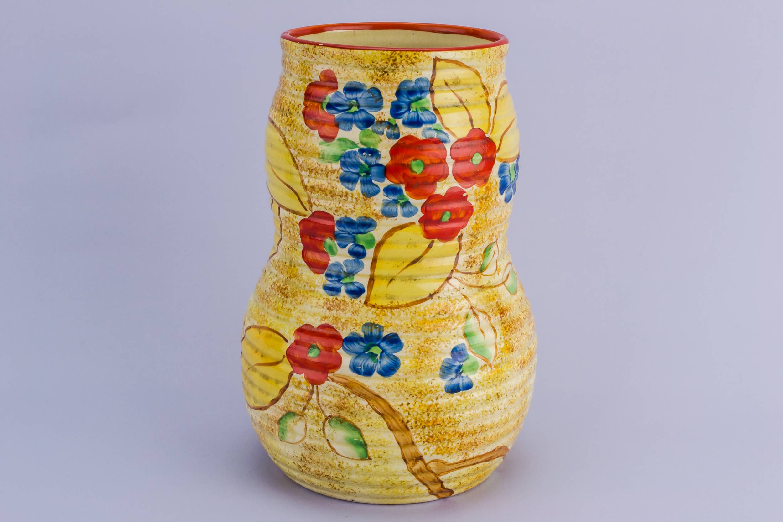 Art Deco Vintage — Ceramic floral vase