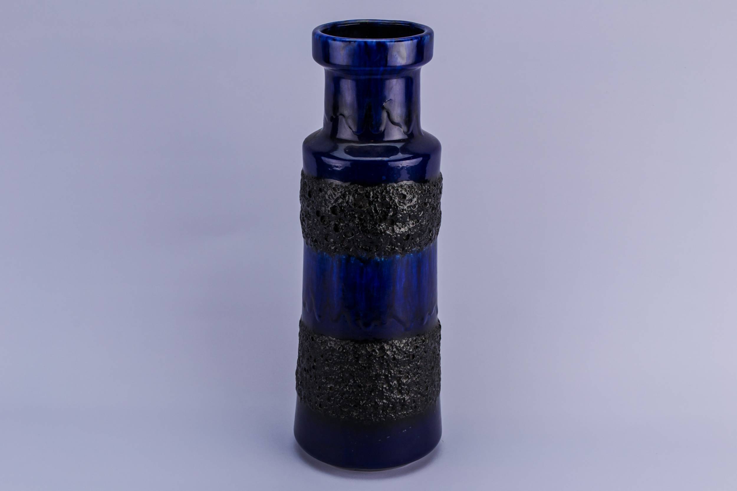 Attractive Vintage VASE — Blue lava vase