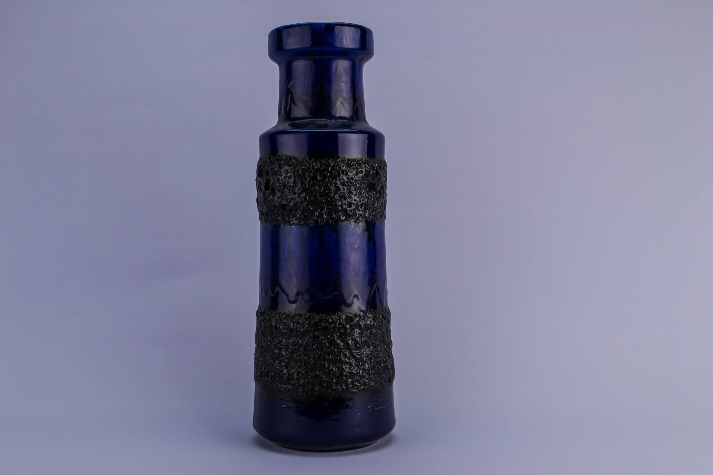 Attractive Vintage VASE — Blue lava vase 2