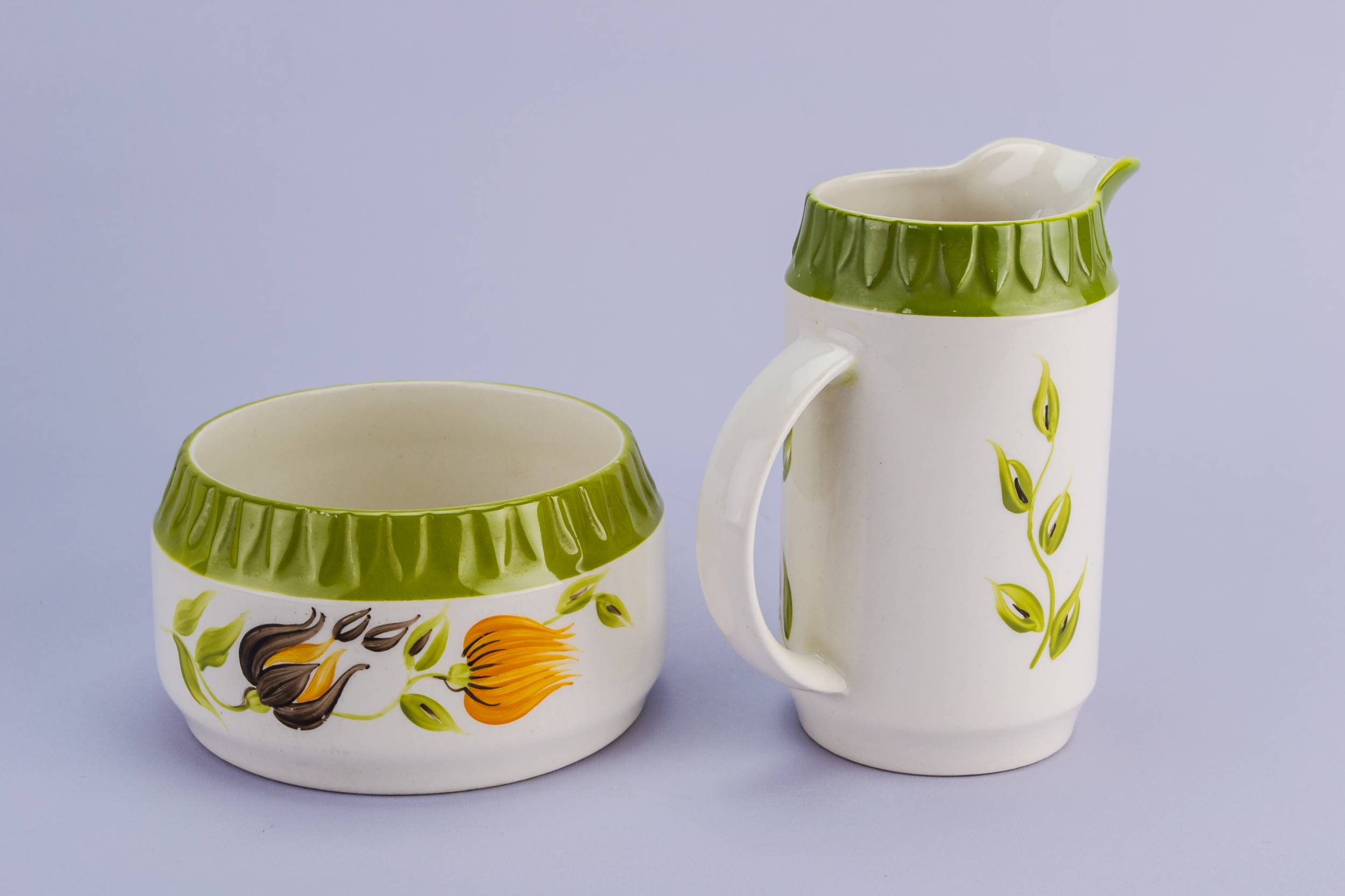 Persons Ceramic Mid-century — Ceramic coffee set for 6 2