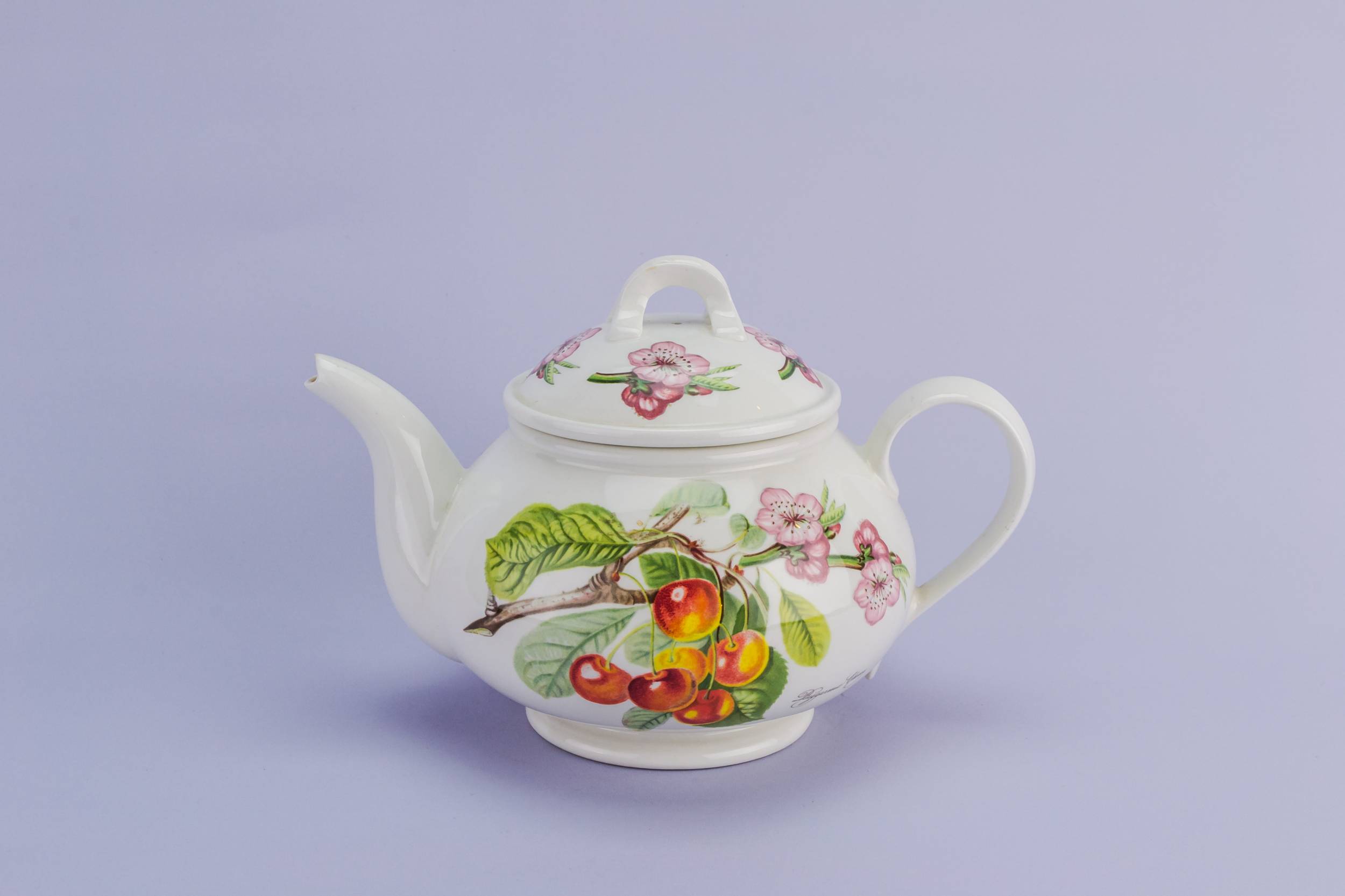 Beautiful Retro White — Portmeirion porcelain teapot